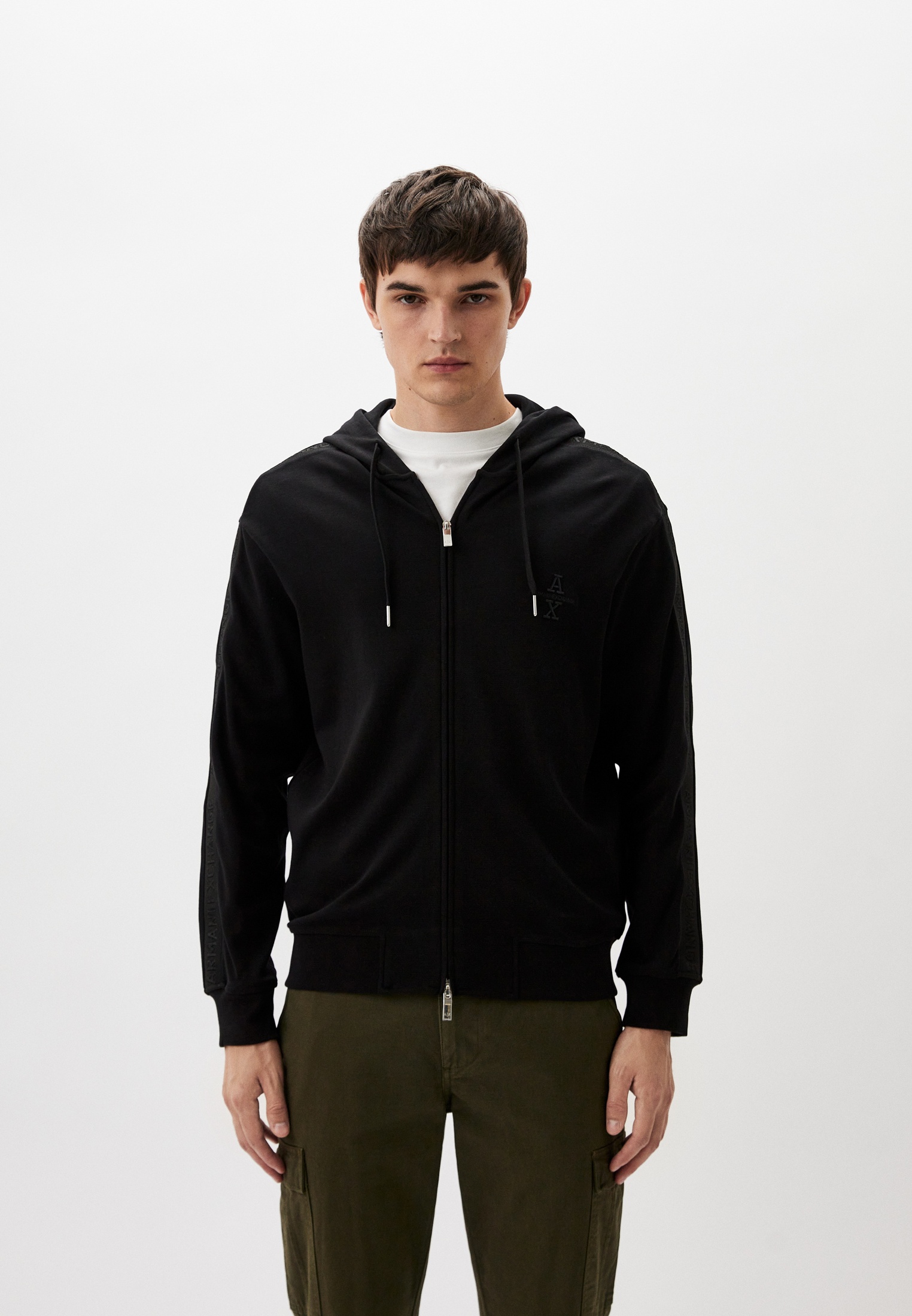 Толстовка Armani Exchange, цвет: черный, RTLADR294301 — купить в ...