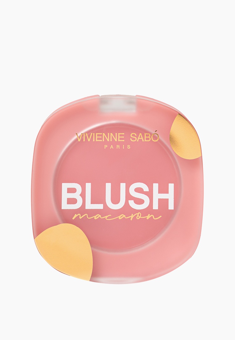 Румяна Vivienne Sabo компактные, с матовым финишем, цвет: розовый ...