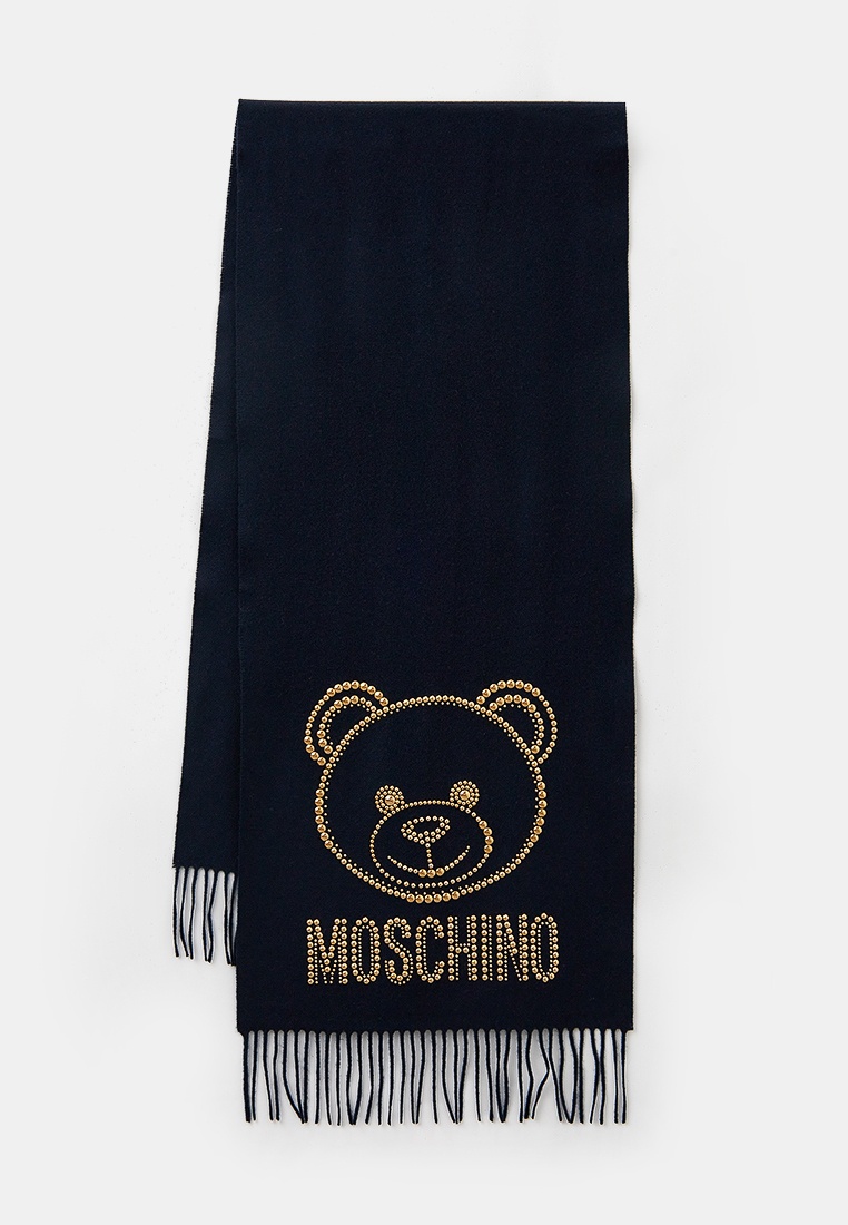 Шарф Moschino, цвет: черный, RTLADR933001 — купить в интернет-магазине ...