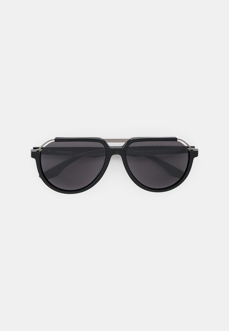 Очки солнцезащитные Trussardi TSM9036 A01, цвет: черный, RTLADS551201 ...
