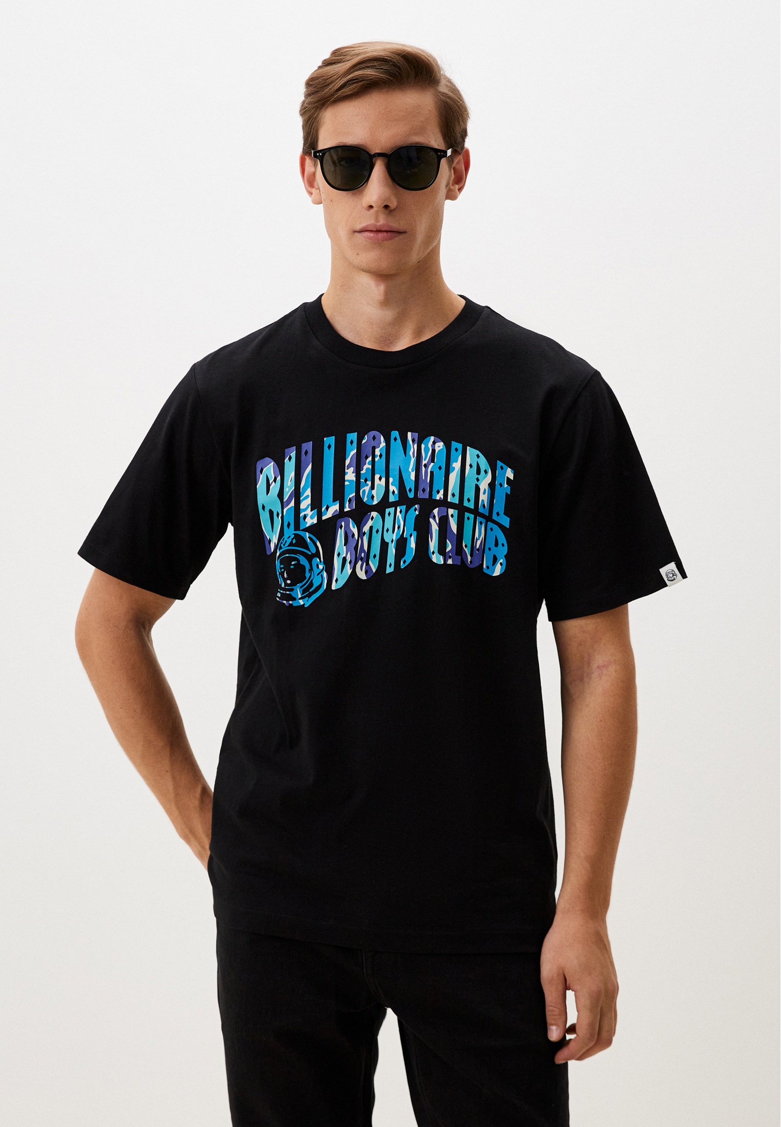 Футболка Billionaire Boys Club CAMO ARCH LOGO, цвет: черный ...