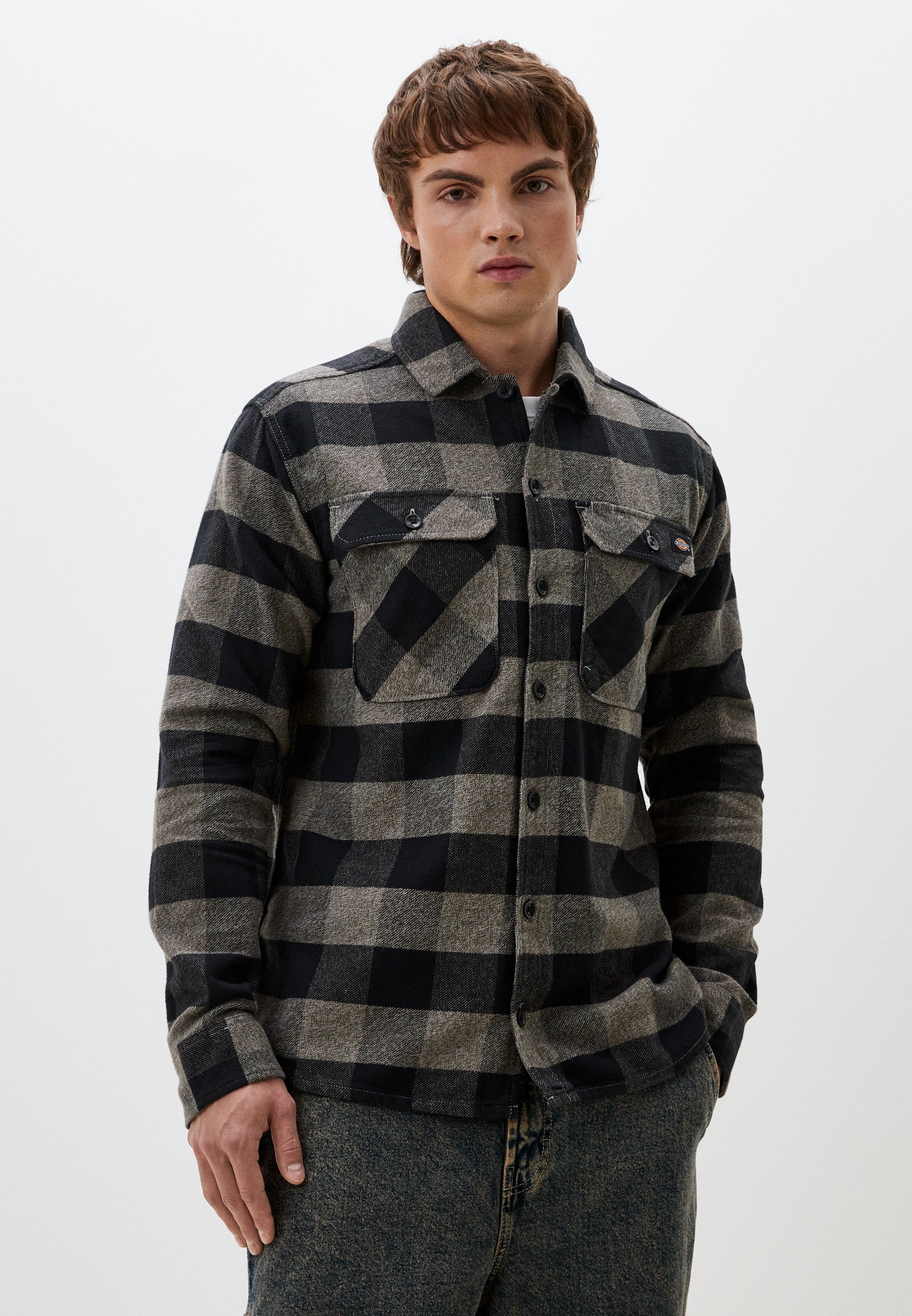 Рубашка Dickies SACRAMENTO, цвет: серый, RTLADS700801 — купить в ...