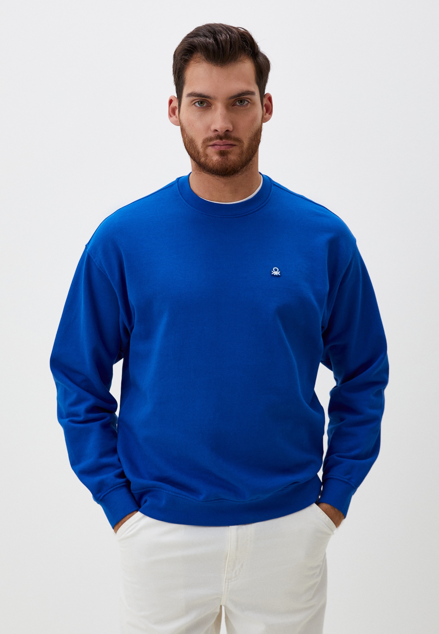 Свитшот United Colors of Benetton, цвет: синий, RTLADS833001 — купить в ...