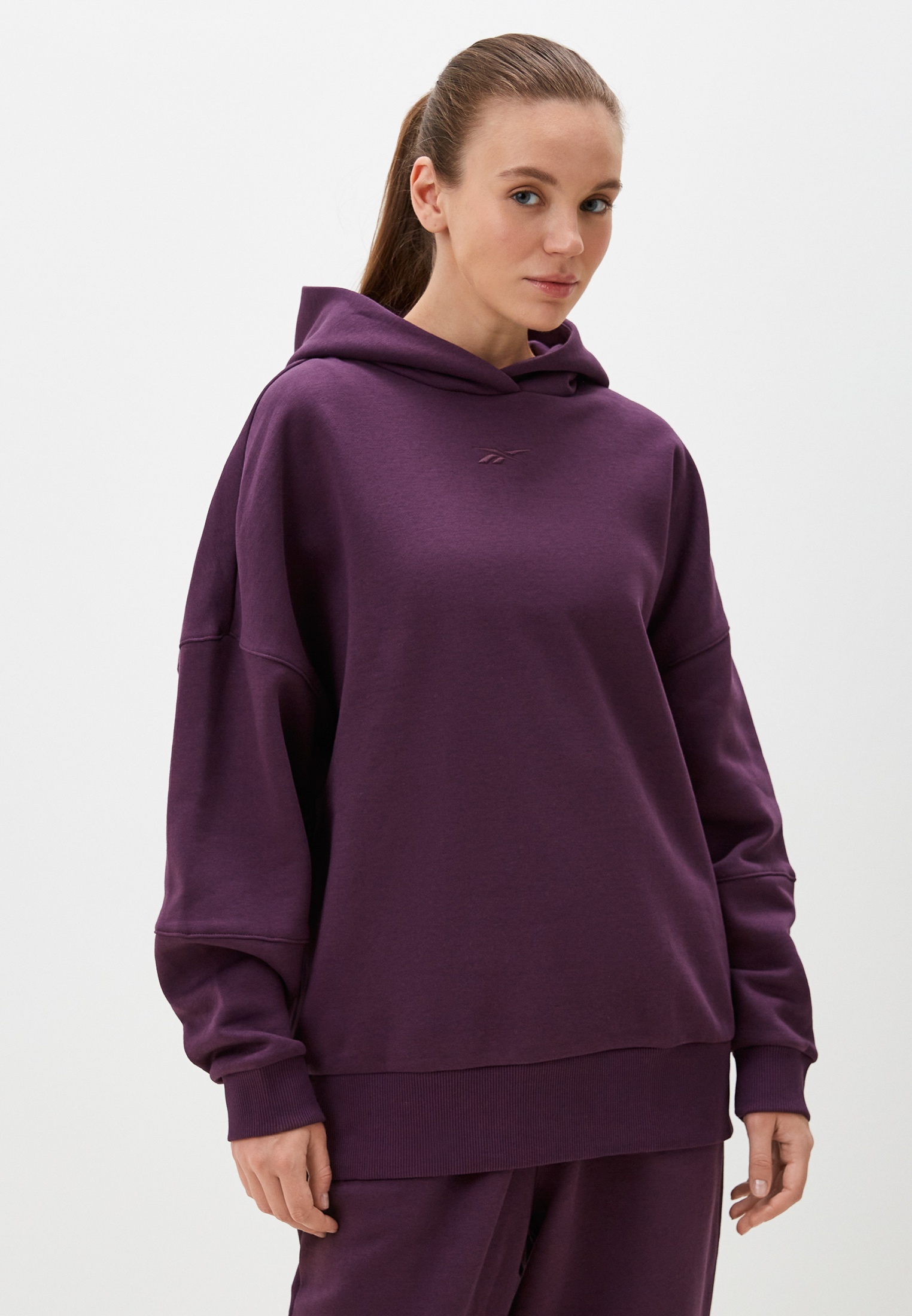 Худи Reebok LUX OVERSIZED HOODIE, цвет: фиолетовый, RTLADT331101 ...