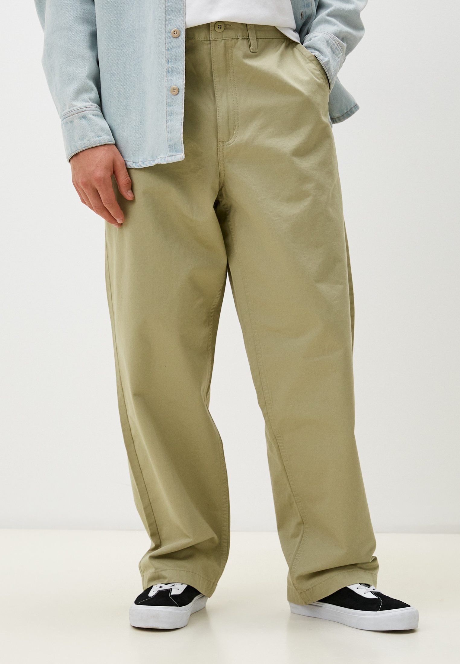 Брюки Vans Authentic Chino Baggy Pant, цвет: зеленый, RTLADT733501 ...