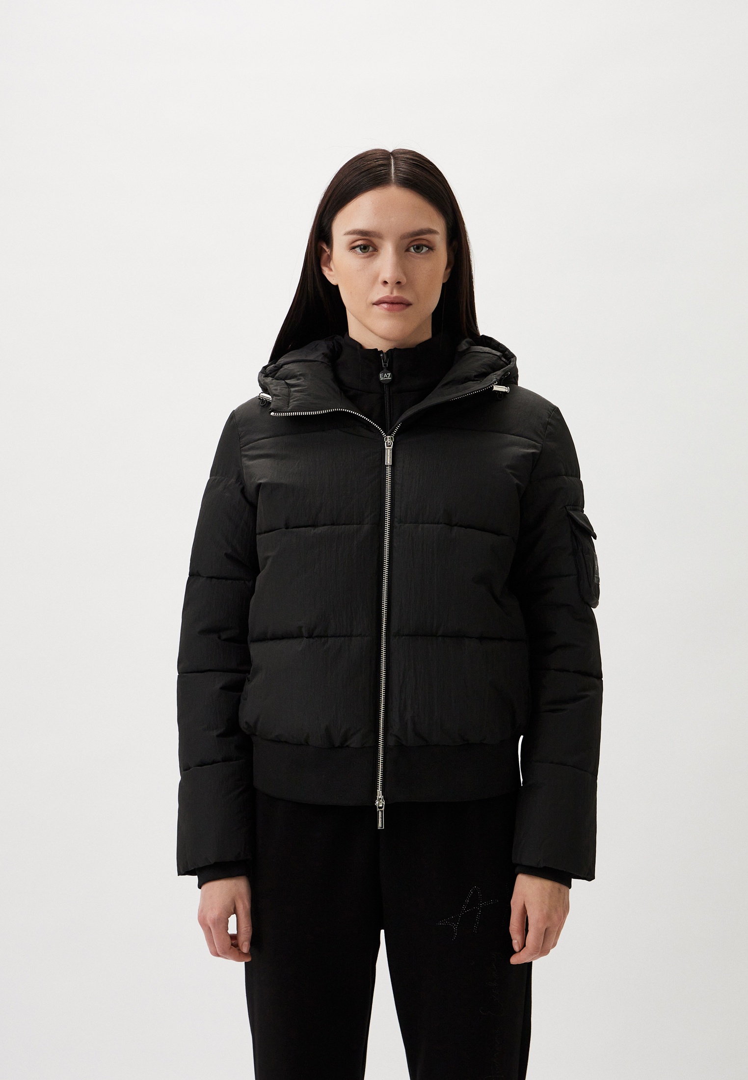 Куртка утепленная Armani Exchange, цвет: черный, RTLADT883201 — купить ...