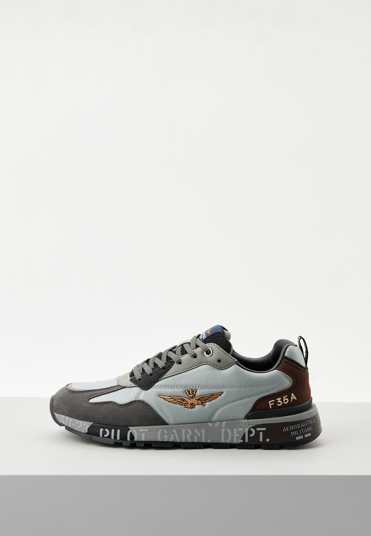 Кроссовки Aeronautica Militare, цвет: серый, RTLADU056101 — купить в ...