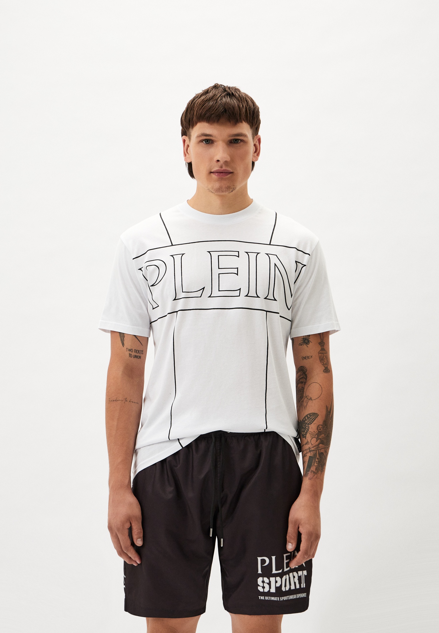 Футболка Plein Sport, цвет: белый, RTLADU253801 — купить в интернет ...