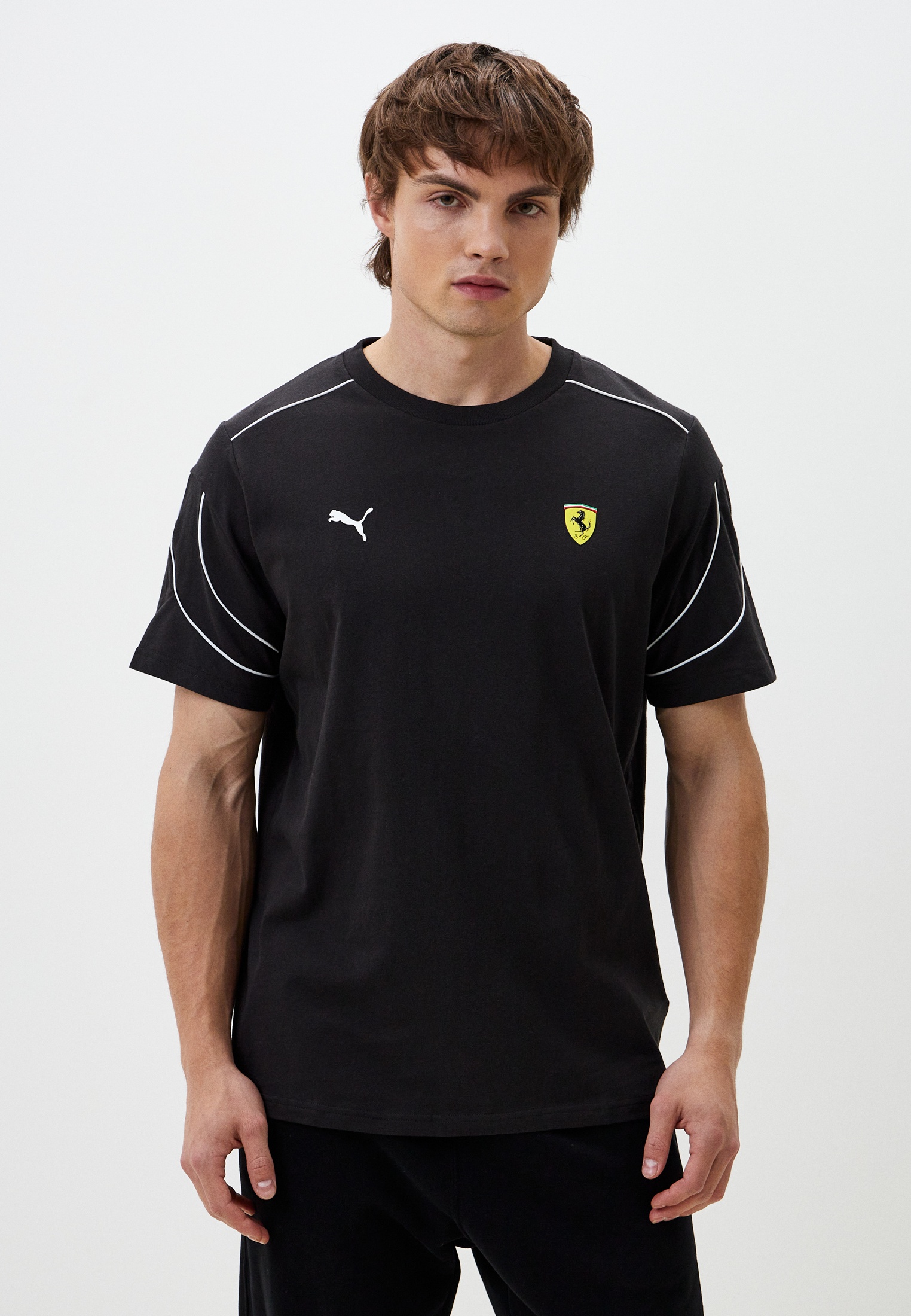 Футболка PUMA Ferrari Race MT7+ Tee, цвет: черный, RTLADU952701 ...