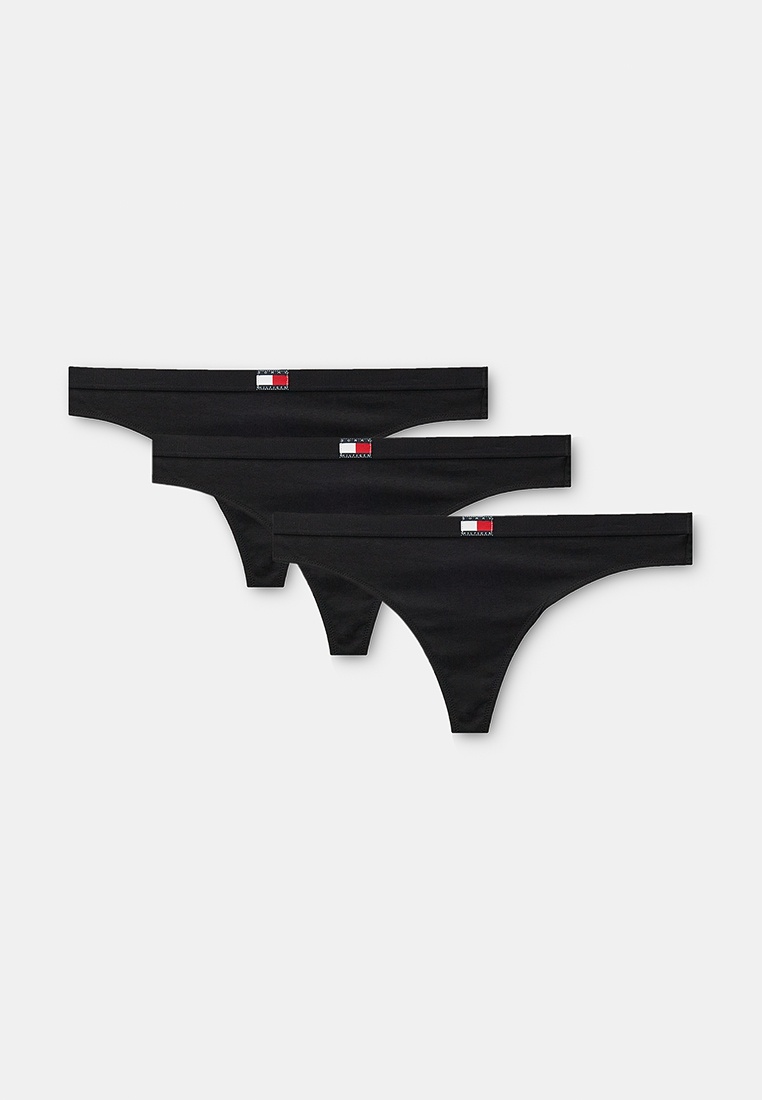 Трусы 3 шт. Tommy Hilfiger, цвет: черный, RTLADW059801 — купить в ...