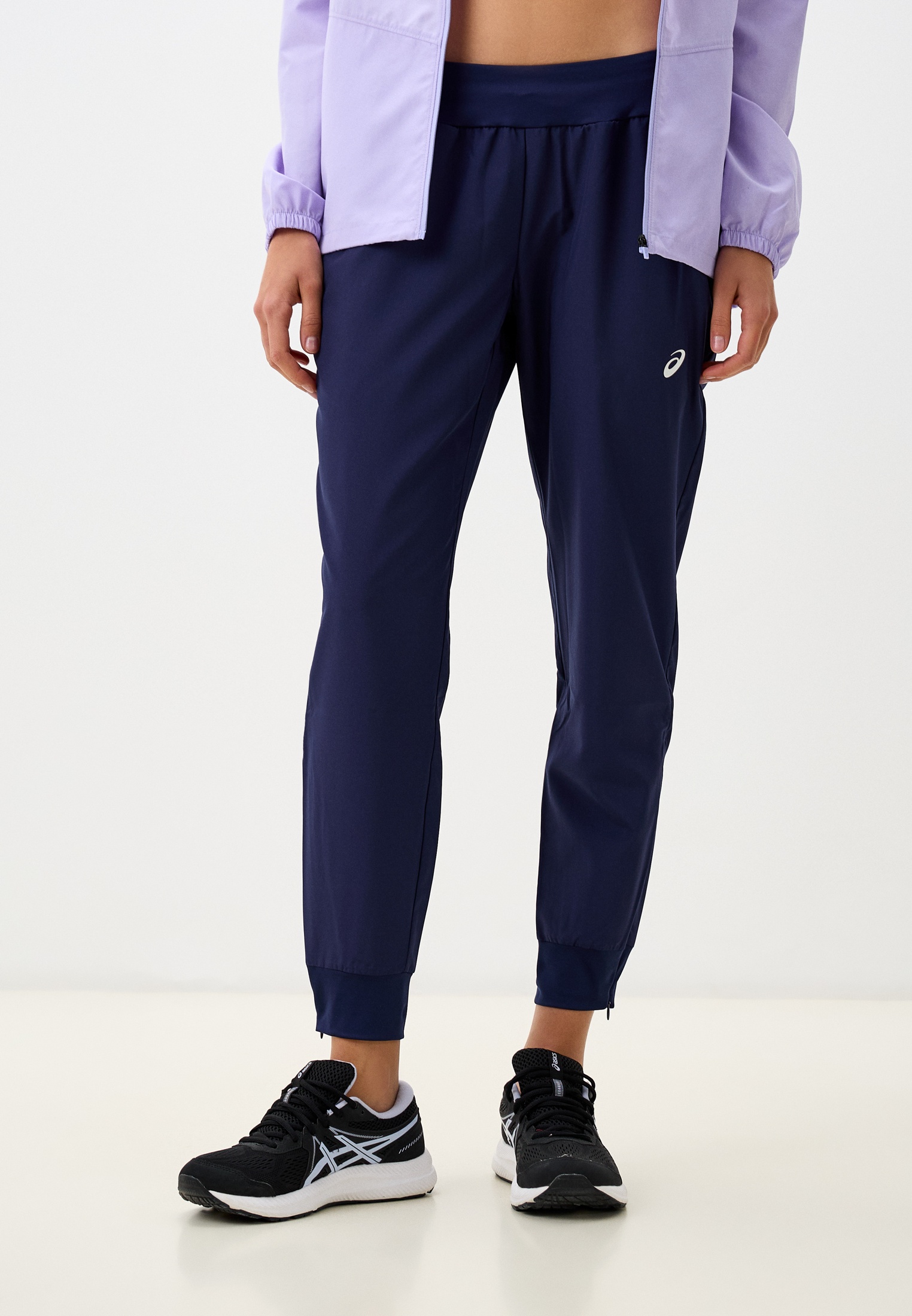 Брюки спортивные ASICS, цвет: синий, RTLADX079801 — купить в интернет ...