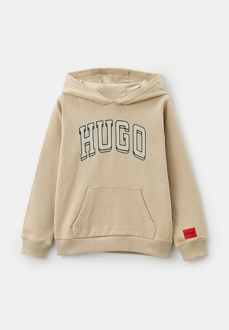 Худи Hugo, цвет: бежевый, RTLADX112101 — купить в интернет-магазине Lamoda