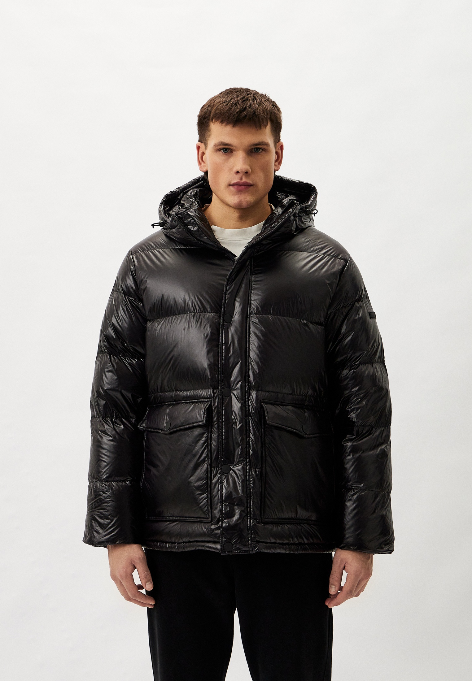 Пуховик EA7 WINTER JACKETS M, цвет: черный, RTLADX175001 — купить в ...