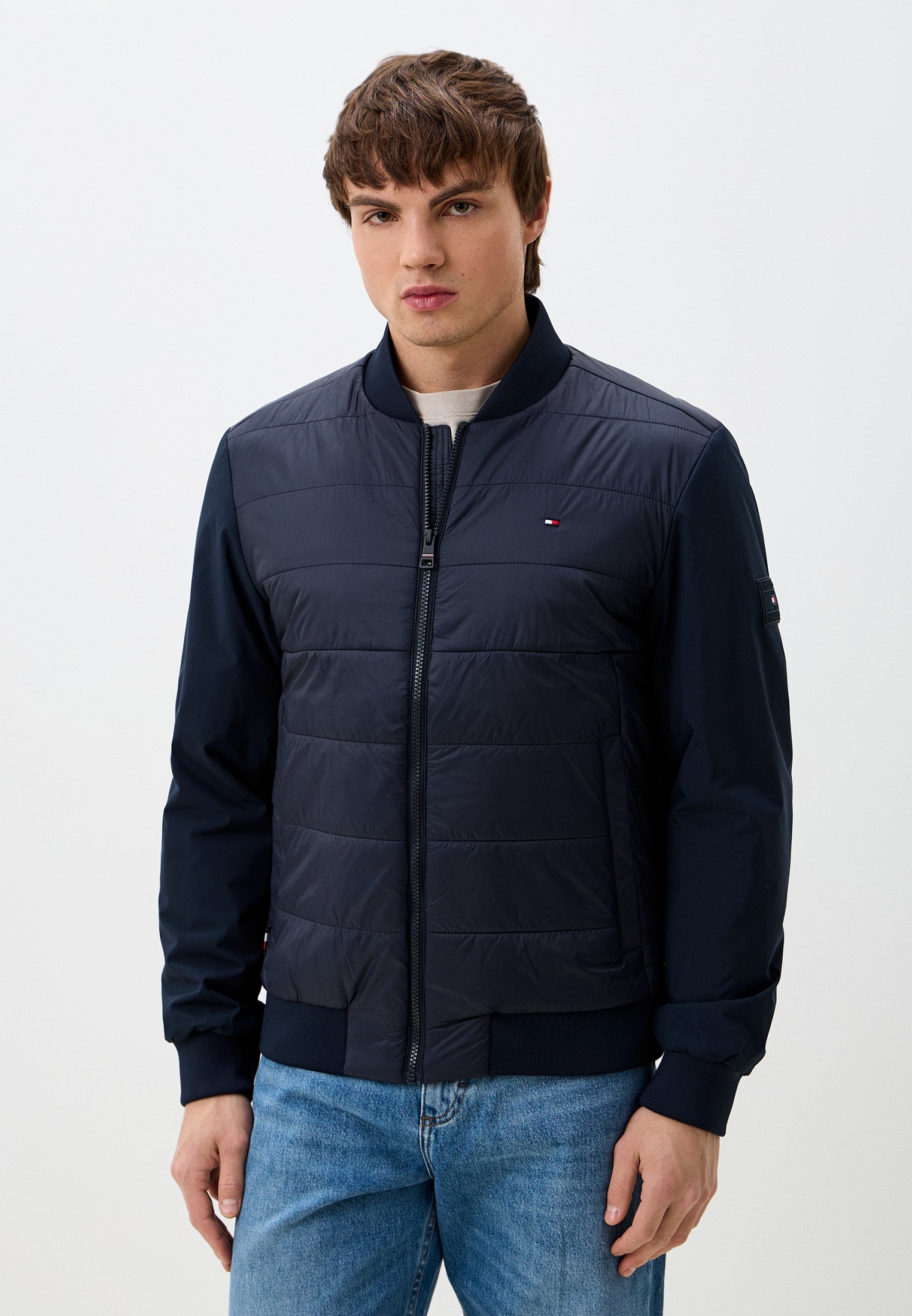 Куртка утепленная Tommy Hilfiger, цвет: синий, RTLADX943301 — купить в ...