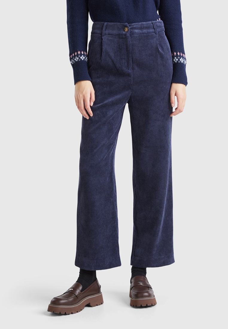 Брюки United Colors of Benetton, цвет: синий, RTLADY168601 — купить в ...