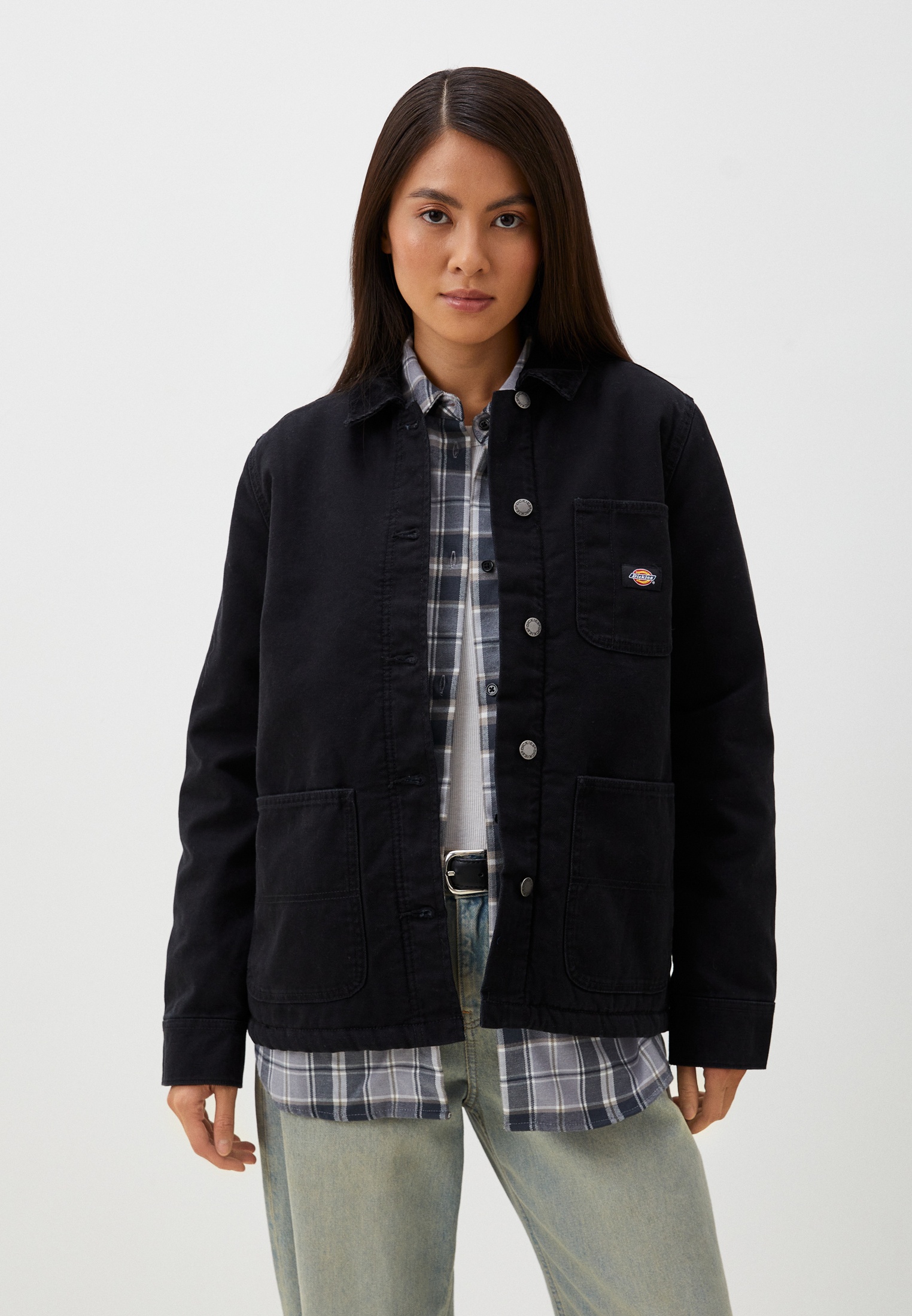 Куртка джинсовая Dickies DUCK, цвет: черный, RTLADY220301 — купить в ...