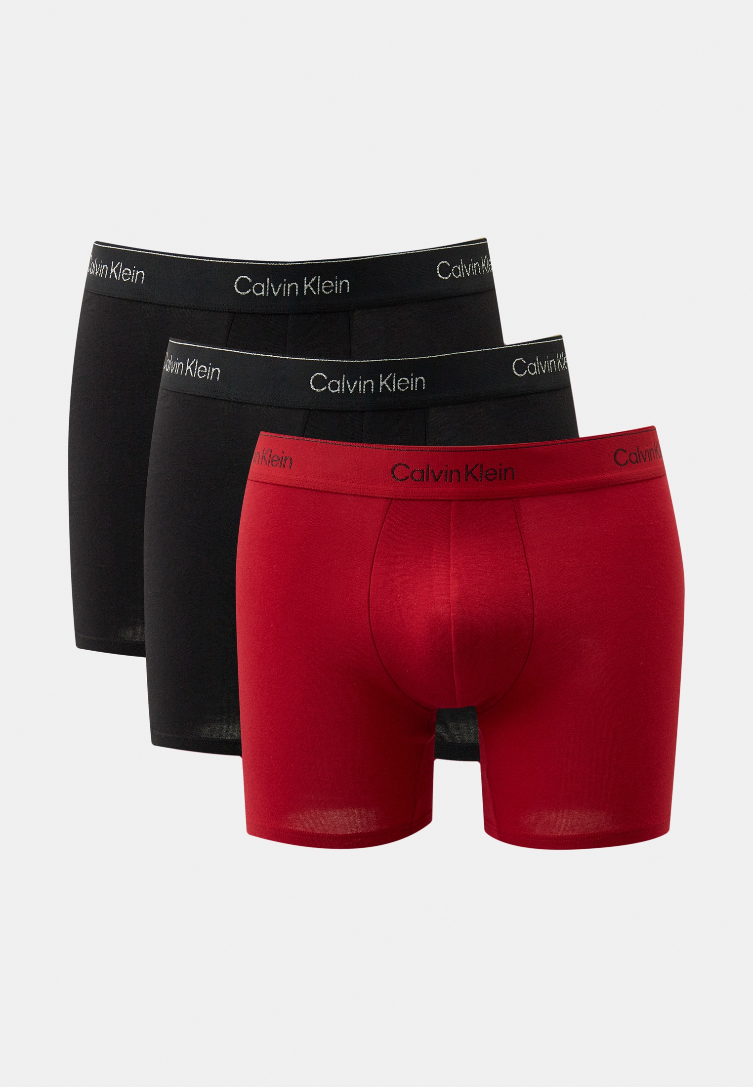 Трусы 3 шт. Calvin Klein Underwear BOXER BRIEF, цвет: красный ...