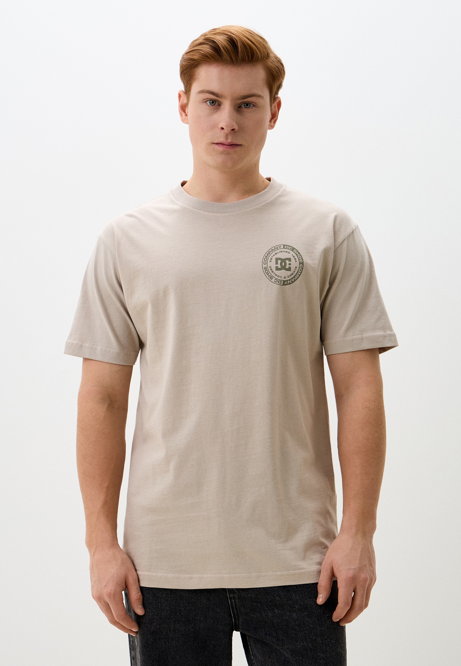 Футболка DC Shoes DC CORPO FB HSS, цвет: бежевый, RTLADZ560802 — купить ...