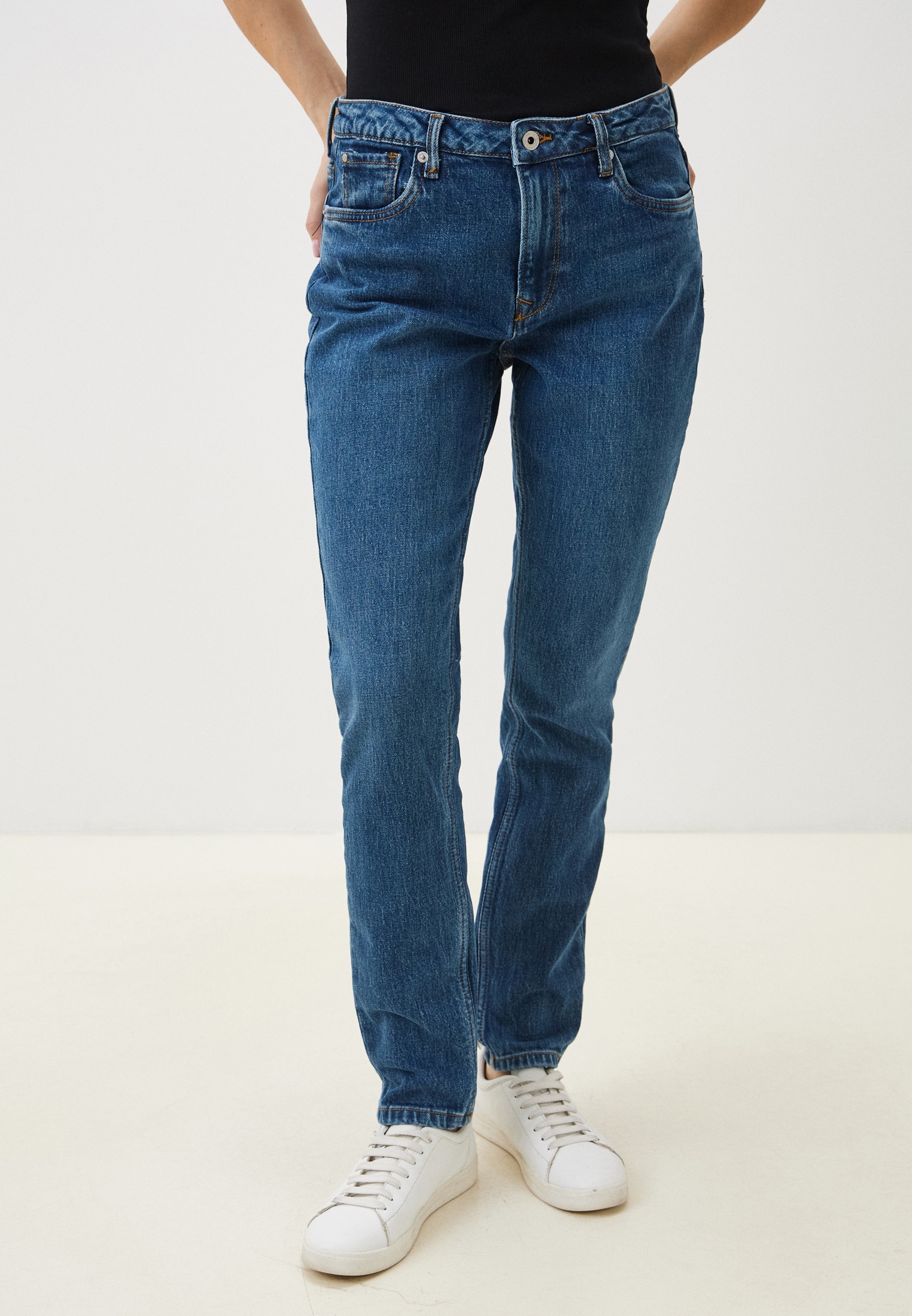 Pepe Jeans Slimfit Jeans 'Violet' in Dunkelblau | ABOUT YOU