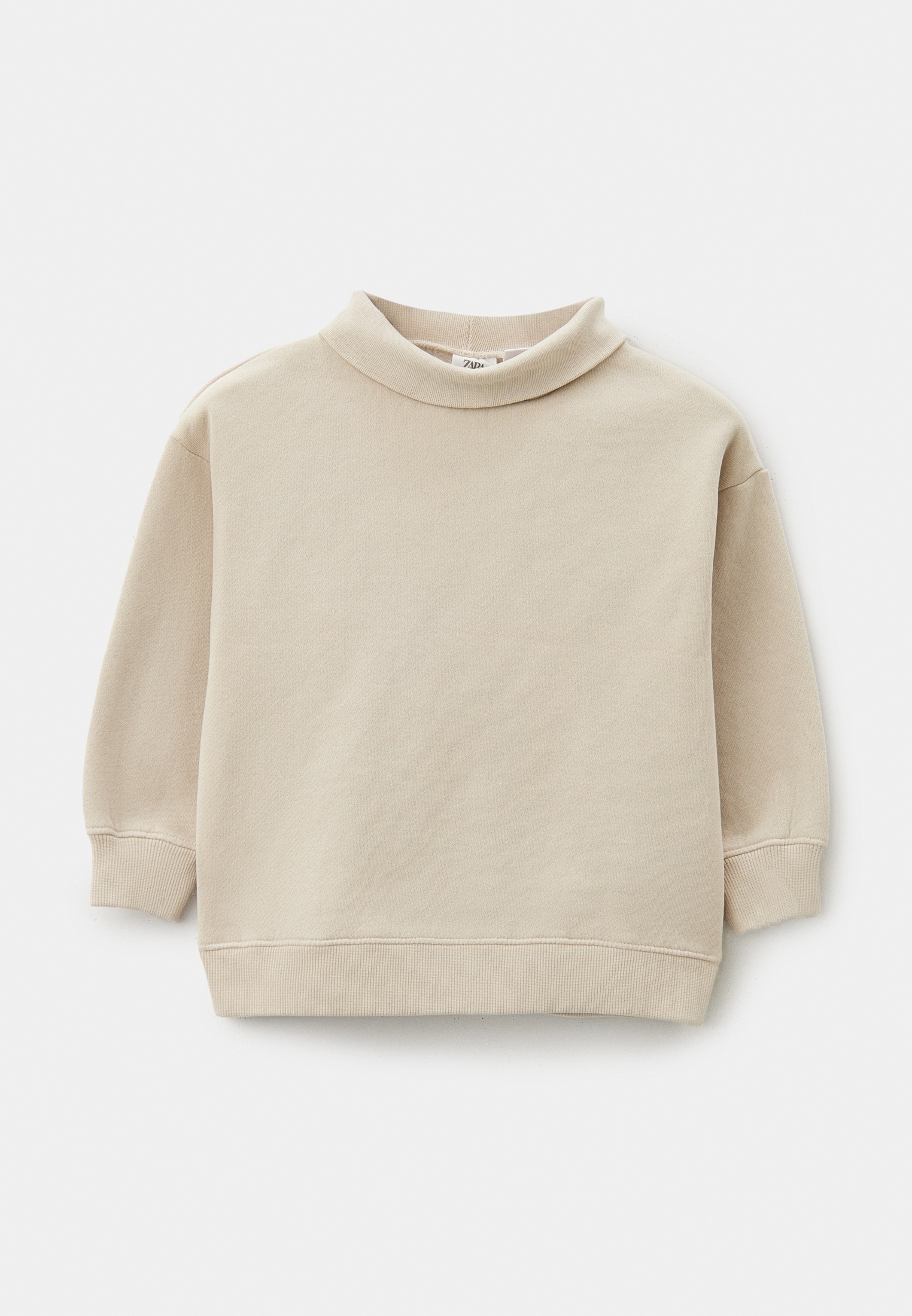 Свитшот Zara, цвет: бежевый, RTLADZ942501 — купить в интернет-магазине ...
