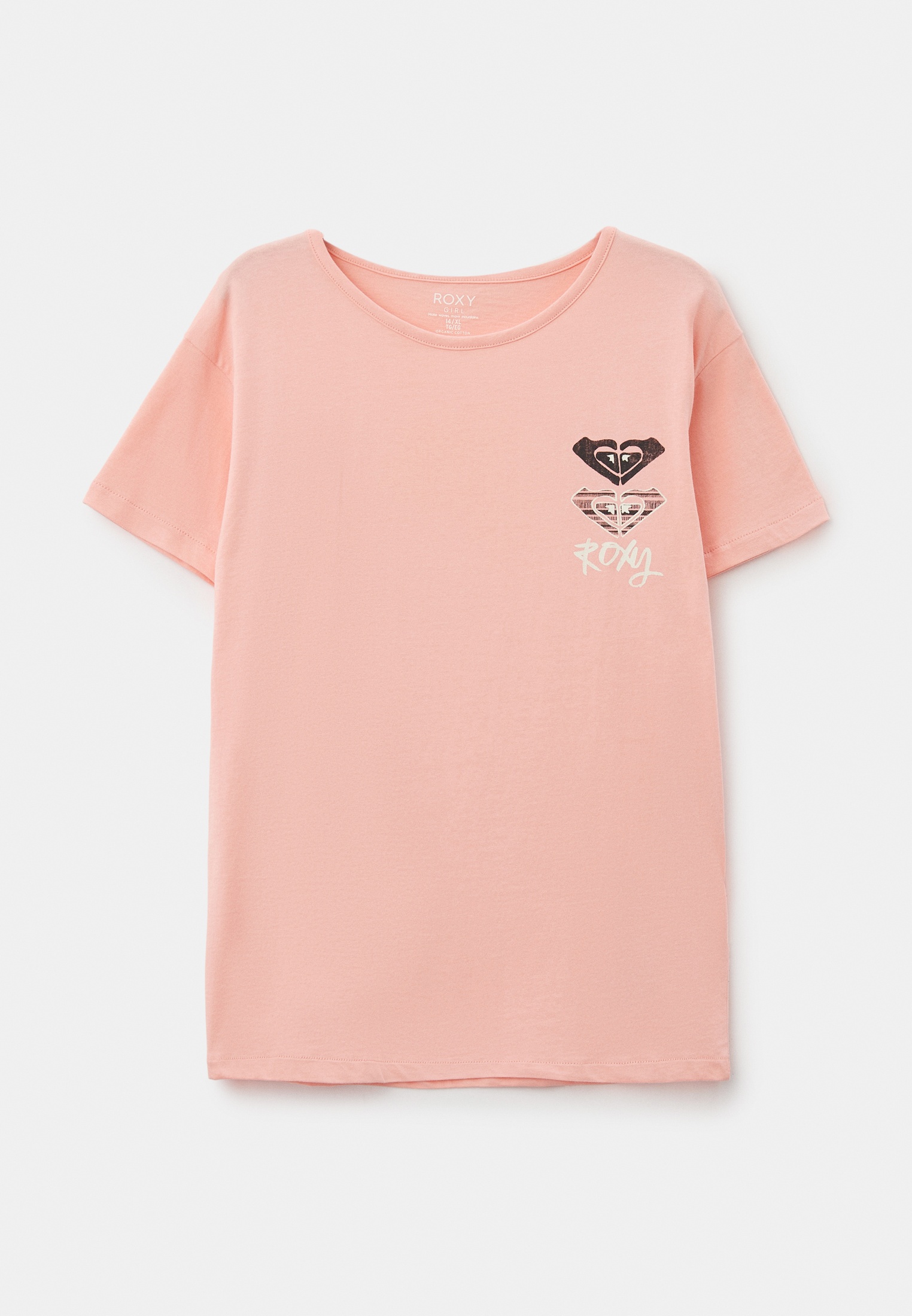 Футболка Roxy D&NIGHTA, цвет: коралловый, RTLAEA803601 — купить в ...