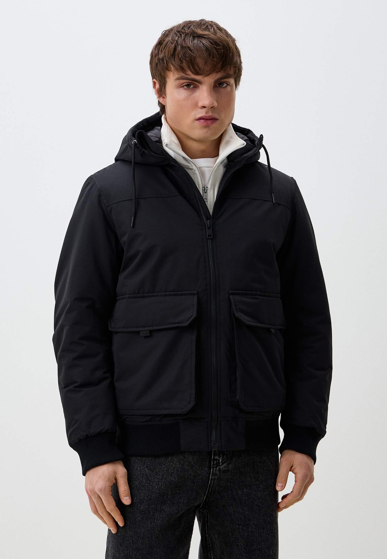 Куртка утепленная Jack & Jones, цвет: черный, RTLAEA867301 — купить в ...