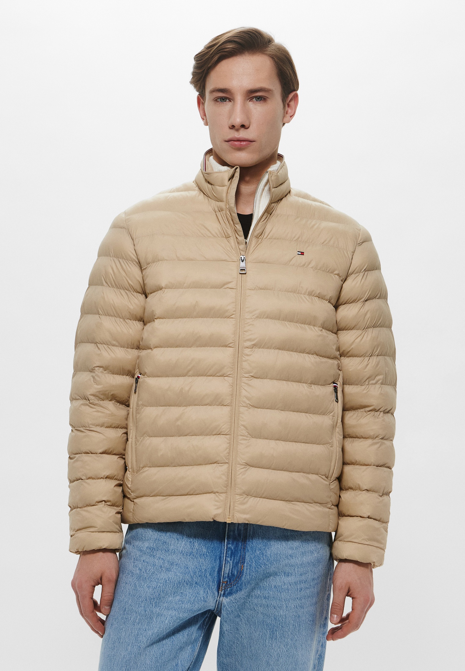 Куртка утепленная Tommy Hilfiger, цвет: бежевый, RTLAEA992001 — купить ...