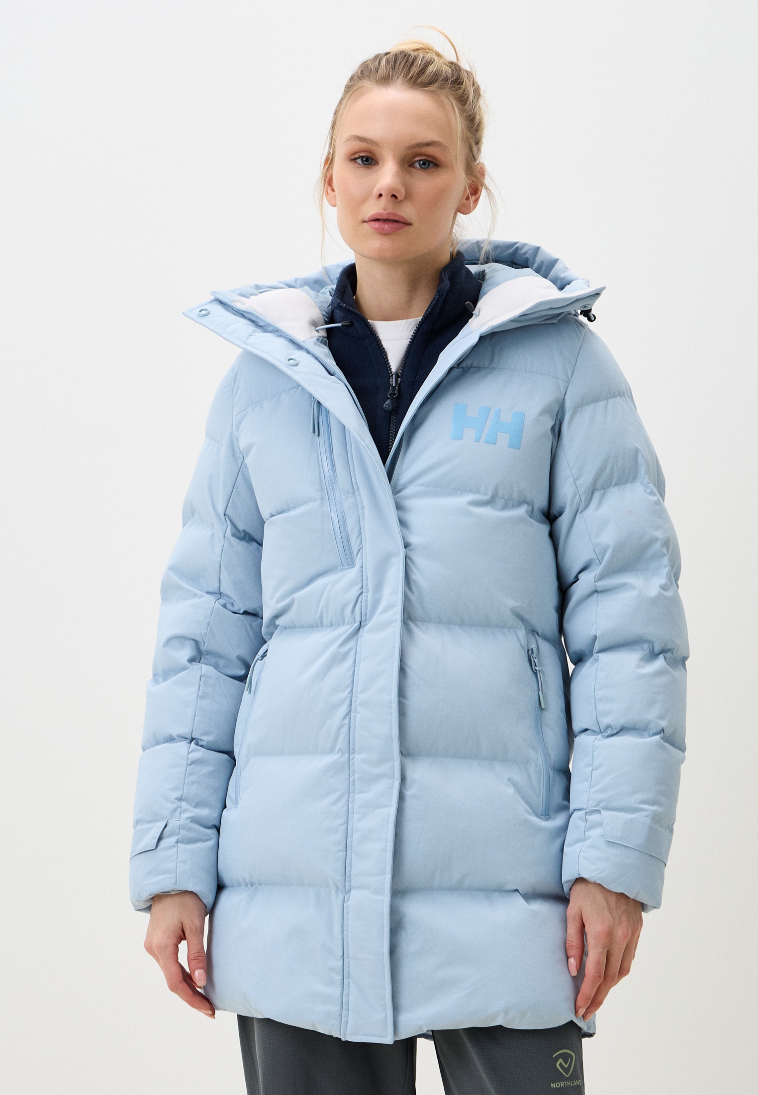 Пуховик Helly Hansen W ADORE PUFFY PARKA, цвет: голубой, RTLAEB261601 ...