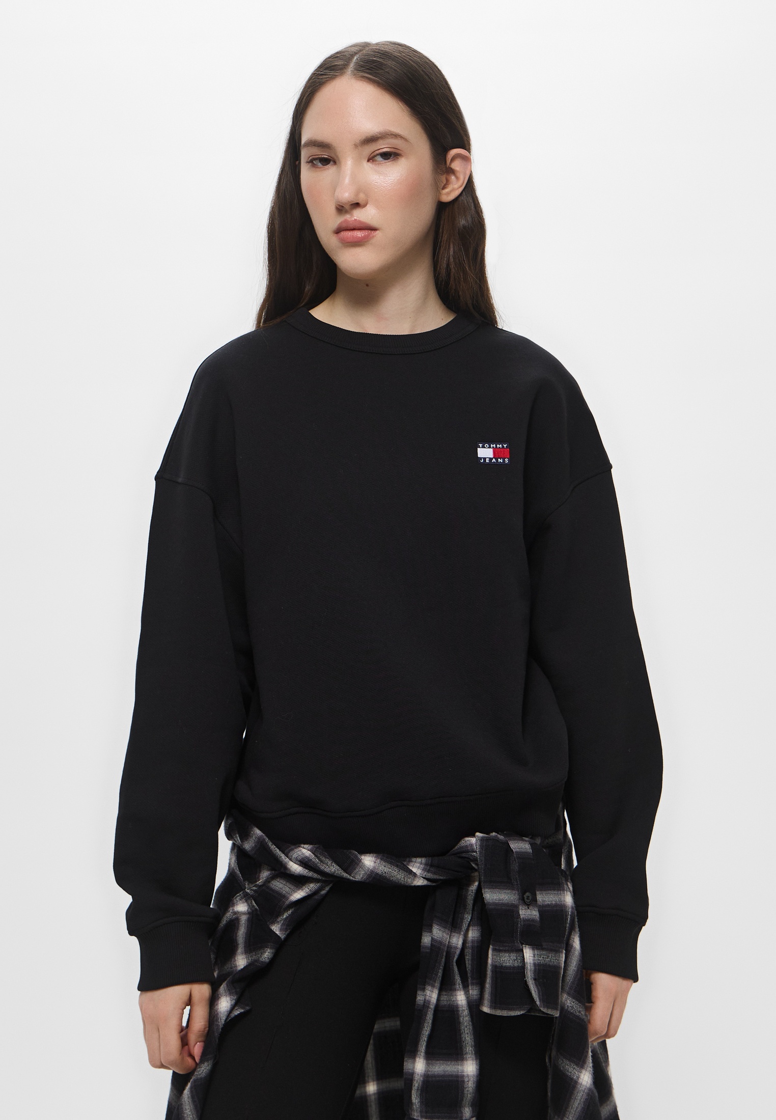 Свитшот Tommy Jeans, цвет: черный, RTLAEB484401 — купить в интернет ...