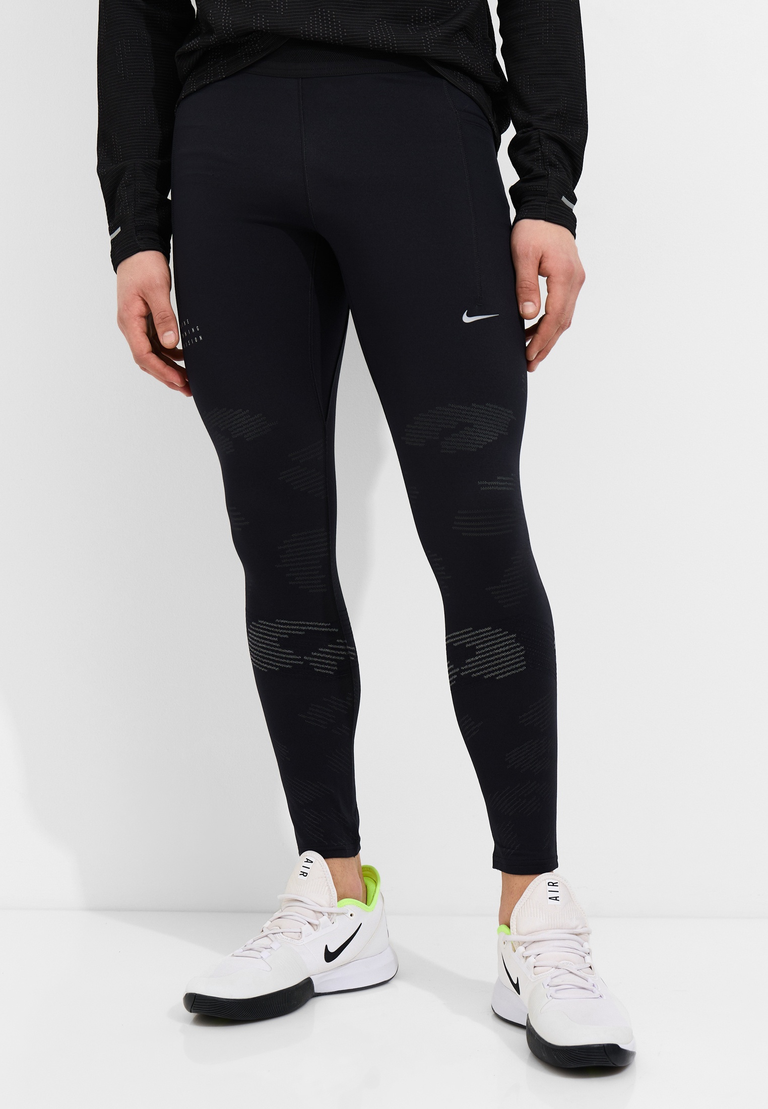Тайтсы Nike M NK DFADV RUN DIV TIGHT, цвет: черный, RTLAEB794501 ...