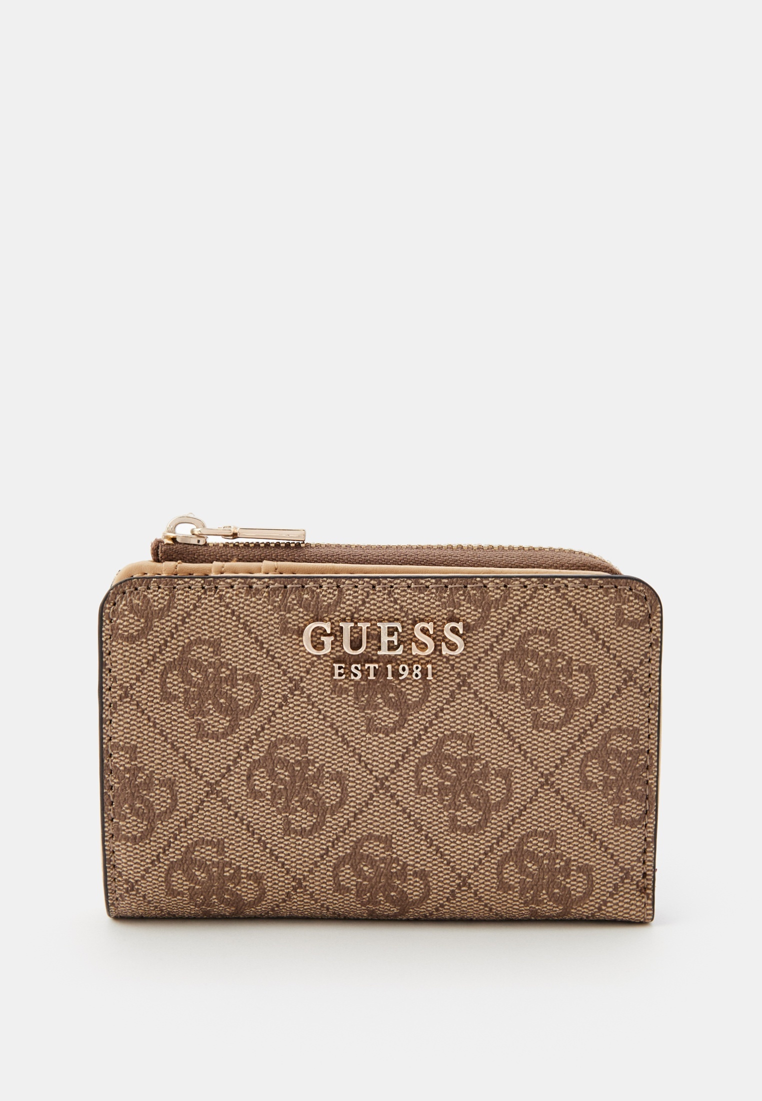 GUESS Laurel SLG Zip Card Case – Portafogli Donna In Pelle Saffiano, Elegante E Compatto Con Zip - 3