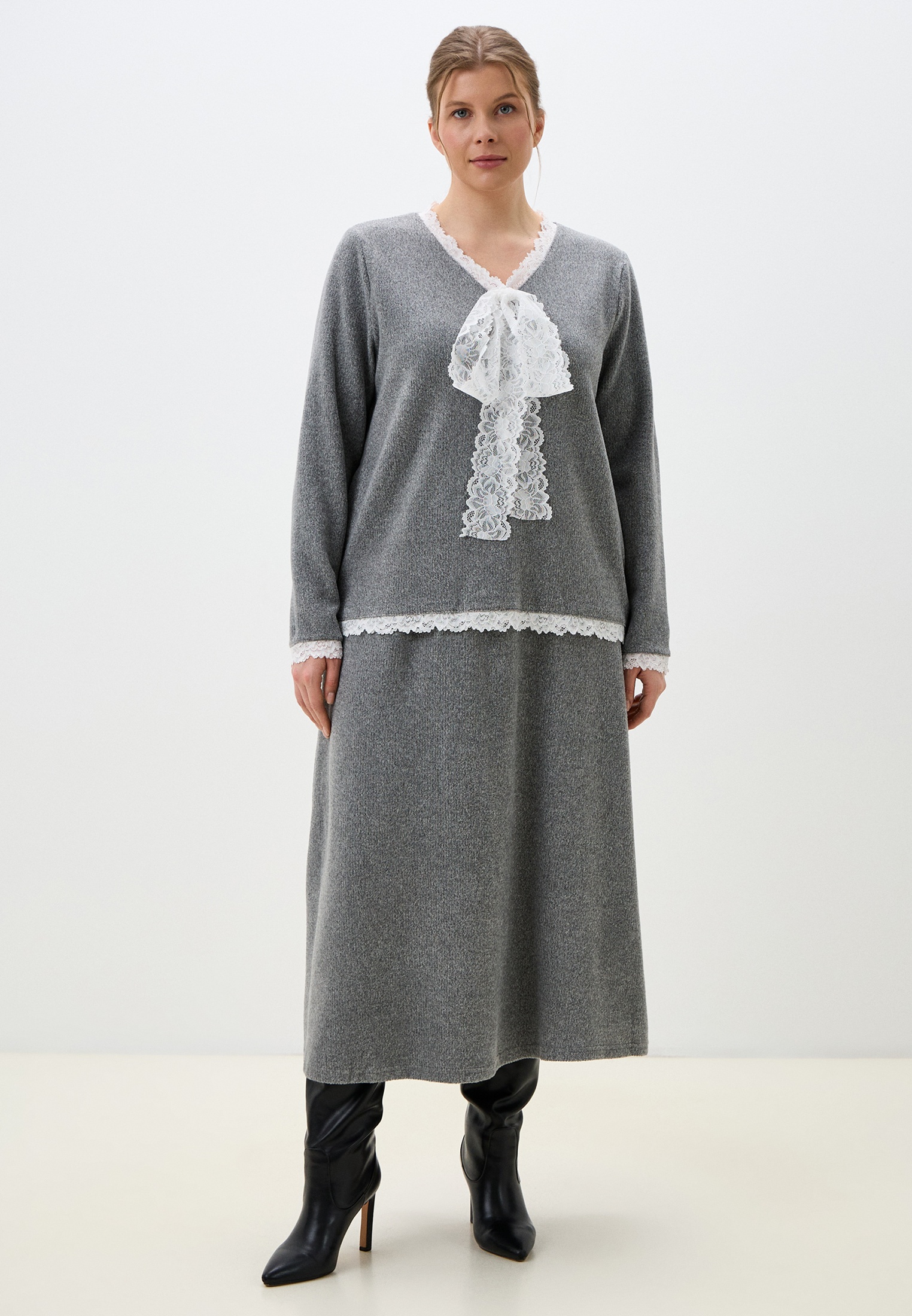 Костюм Chic de Femme, цвет: серый, RTLAEC335501 — купить в интернет ...