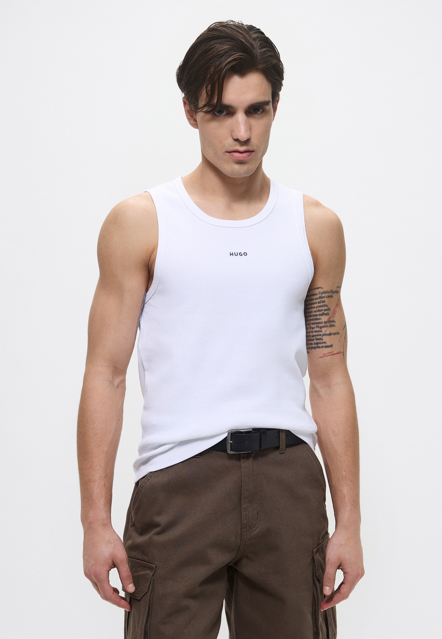 Майка Hugo Dapota, цвет: белый, RTLAEE597801 — купить в интернет ...
