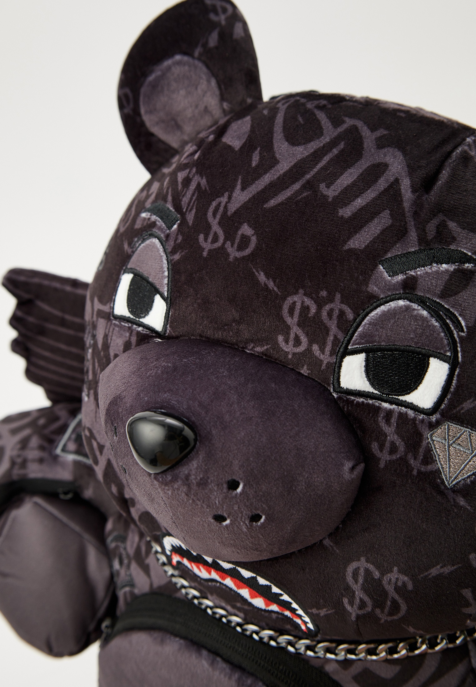 Рюкзак Sprayground 3Am Check Teddy Bear, цвет: черный 