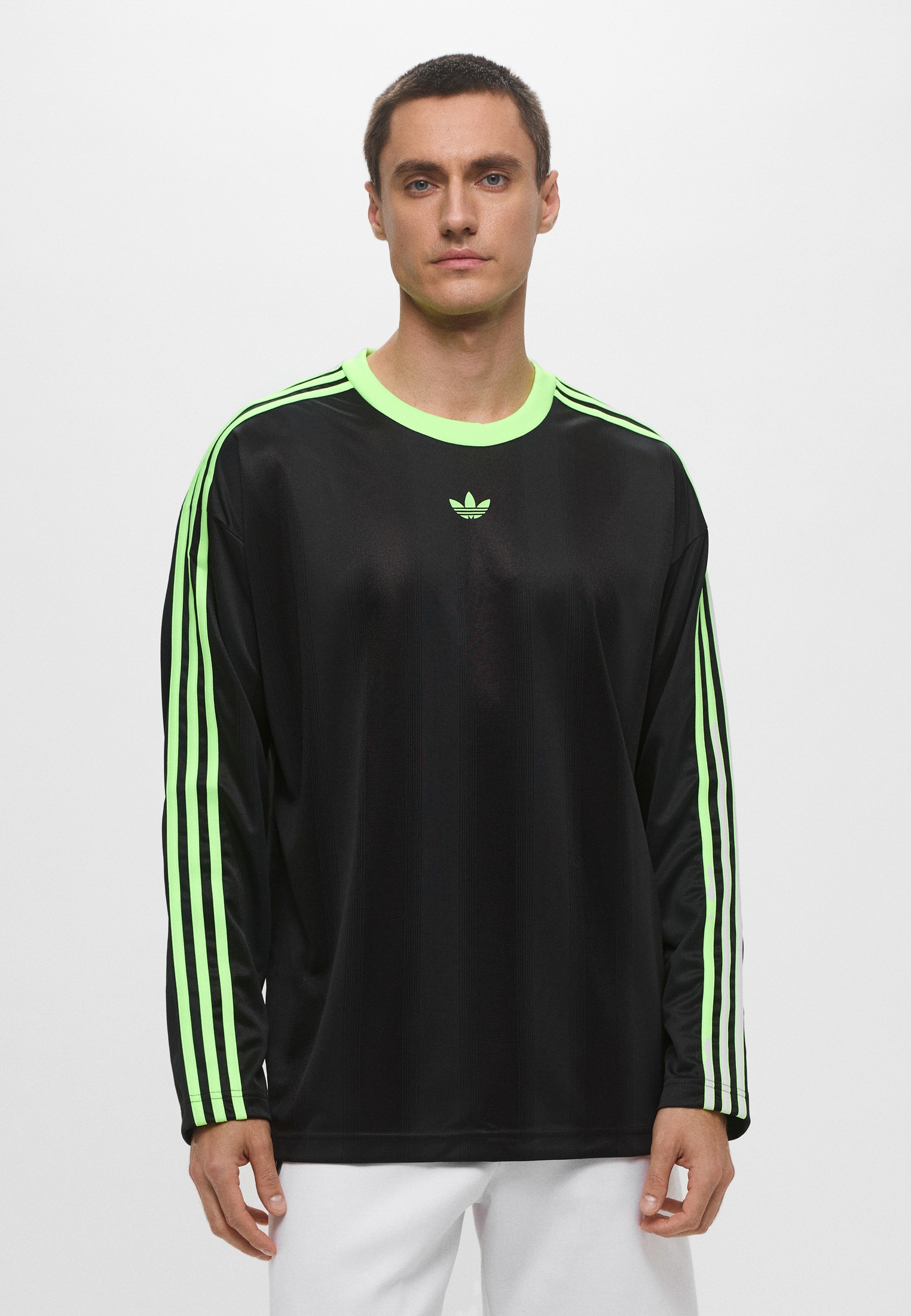 Лонгслив спортивный adidas Originals JACQ JERSEY LS, цвет: черный ...