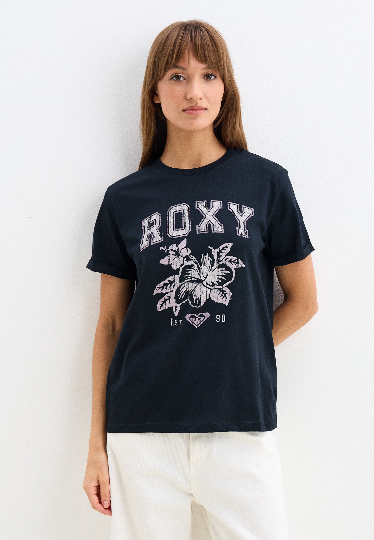 Футболка Roxy OCEANREGULAR POSTER, цвет: черный, RTLAEO494601 — купить ...