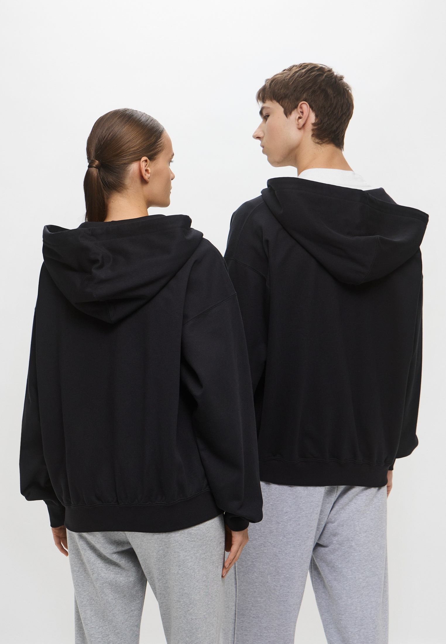 Толстовка adidas Y-3 Y-3 BRUSHED TERRY ZIP HOODIE, цвет: черный