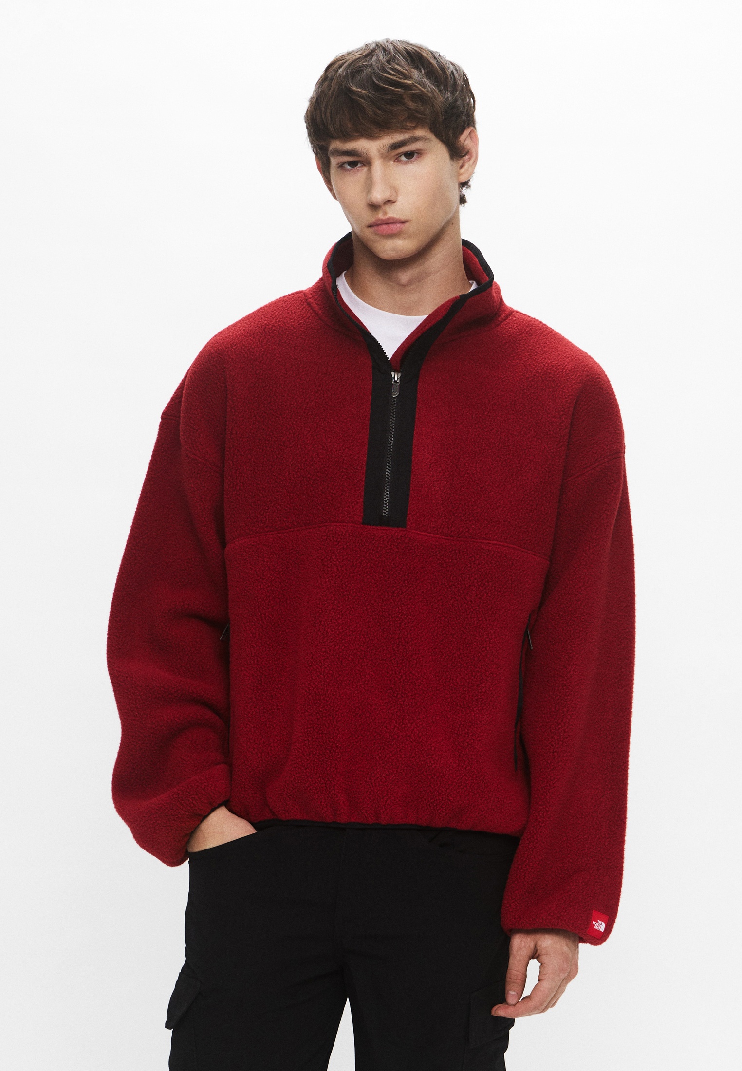 TheNorthFaceОлимпийкаMRedBox1/2ZipFleece