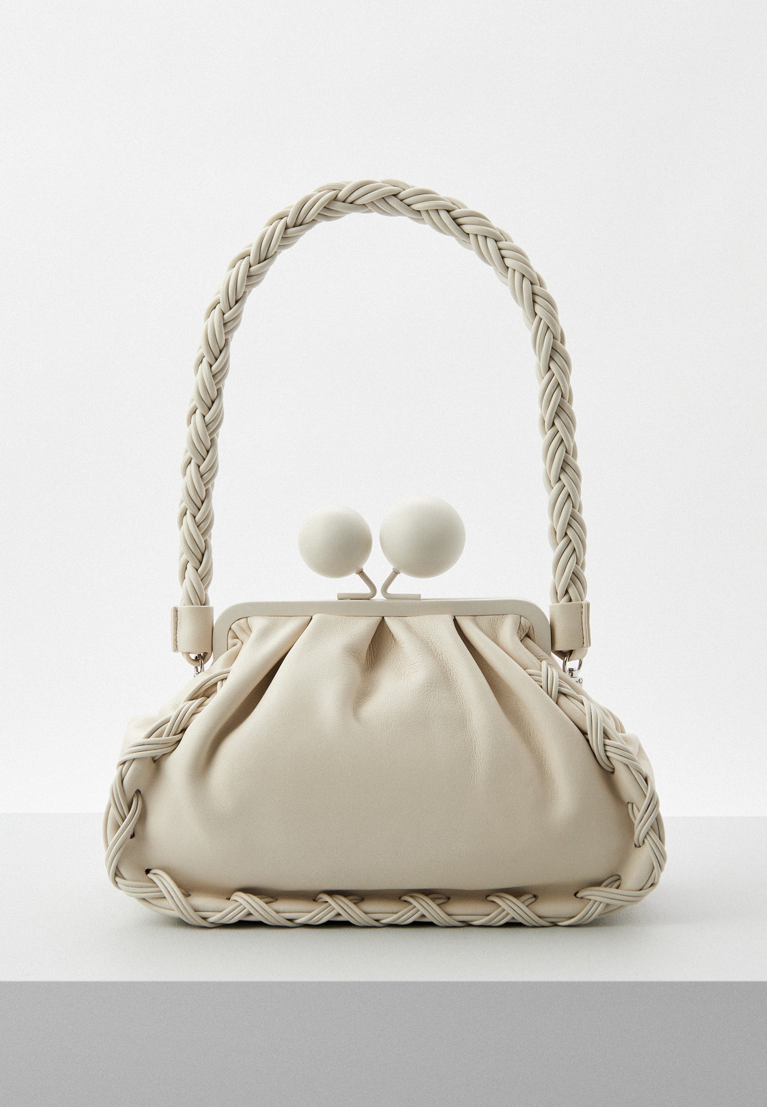 Сумка Weekend Max Mara WKALECITO, цвет: молочный, RTLAEW161001