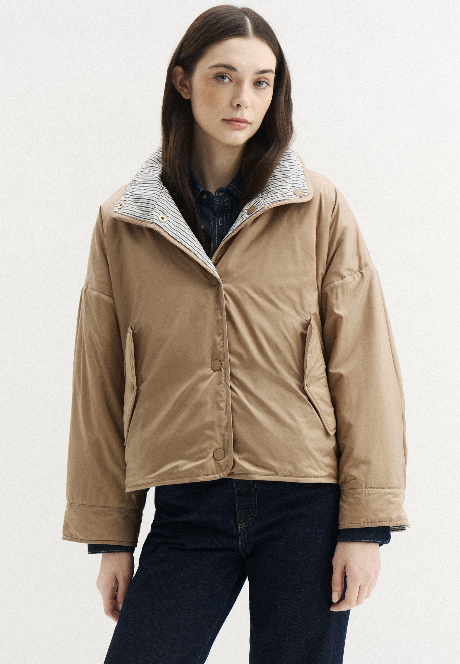 エマ Куртка утепленная Weekend Max Mara WKDSMALTO, цвет: бежевый