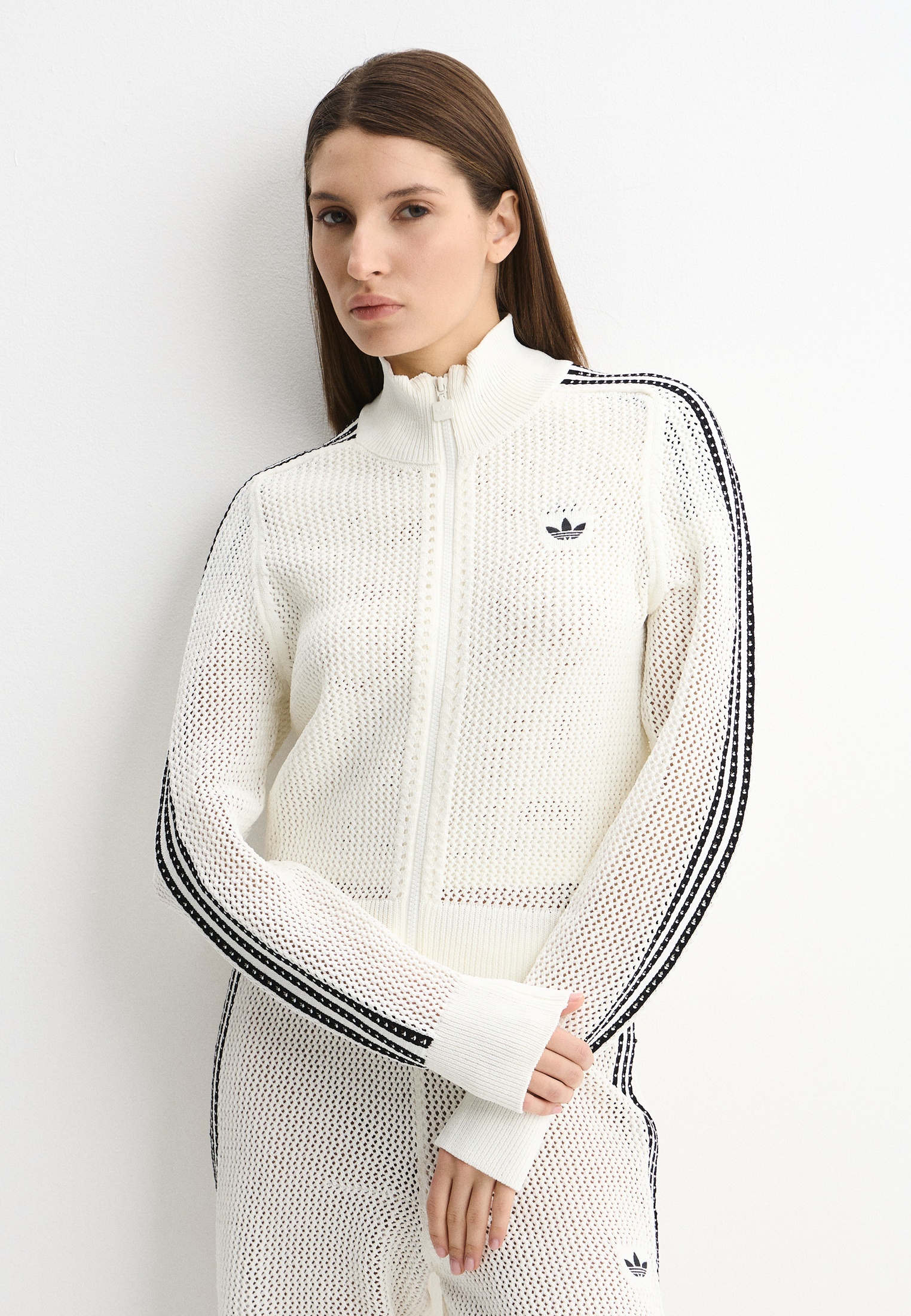 Олимпийка adidas Originals CROCHET TT, цвет: белый, RTLAEY327601