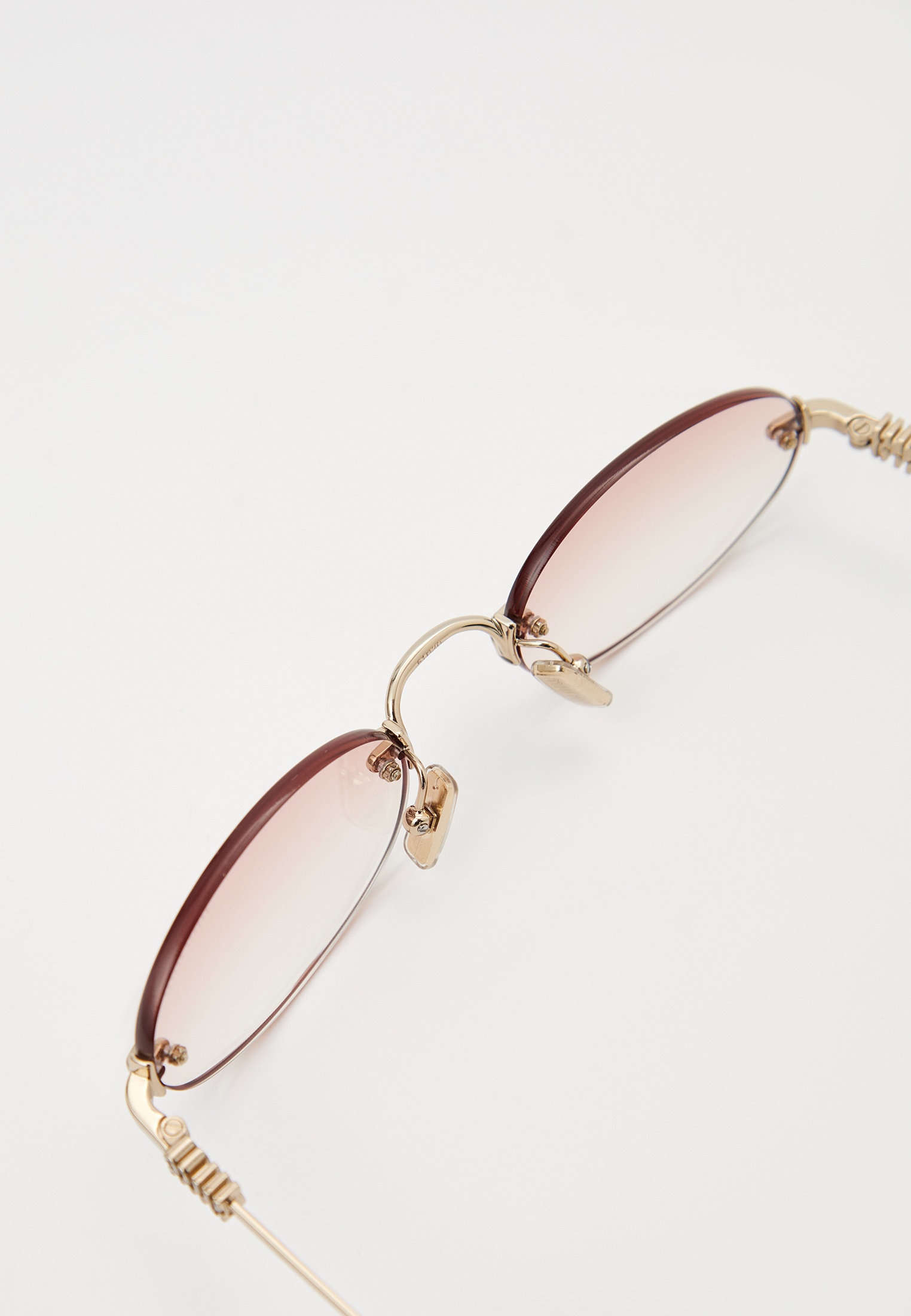 Очки солнцезащитные Miu Miu MU A54S ZVN70O, цвет: золотой