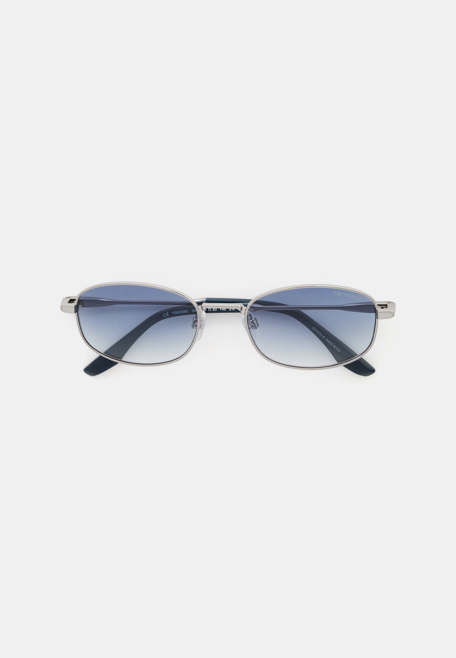 専用しおみん様 Очки солнцезащитные Trussardi TSM3080 02A, цвет: серебряный