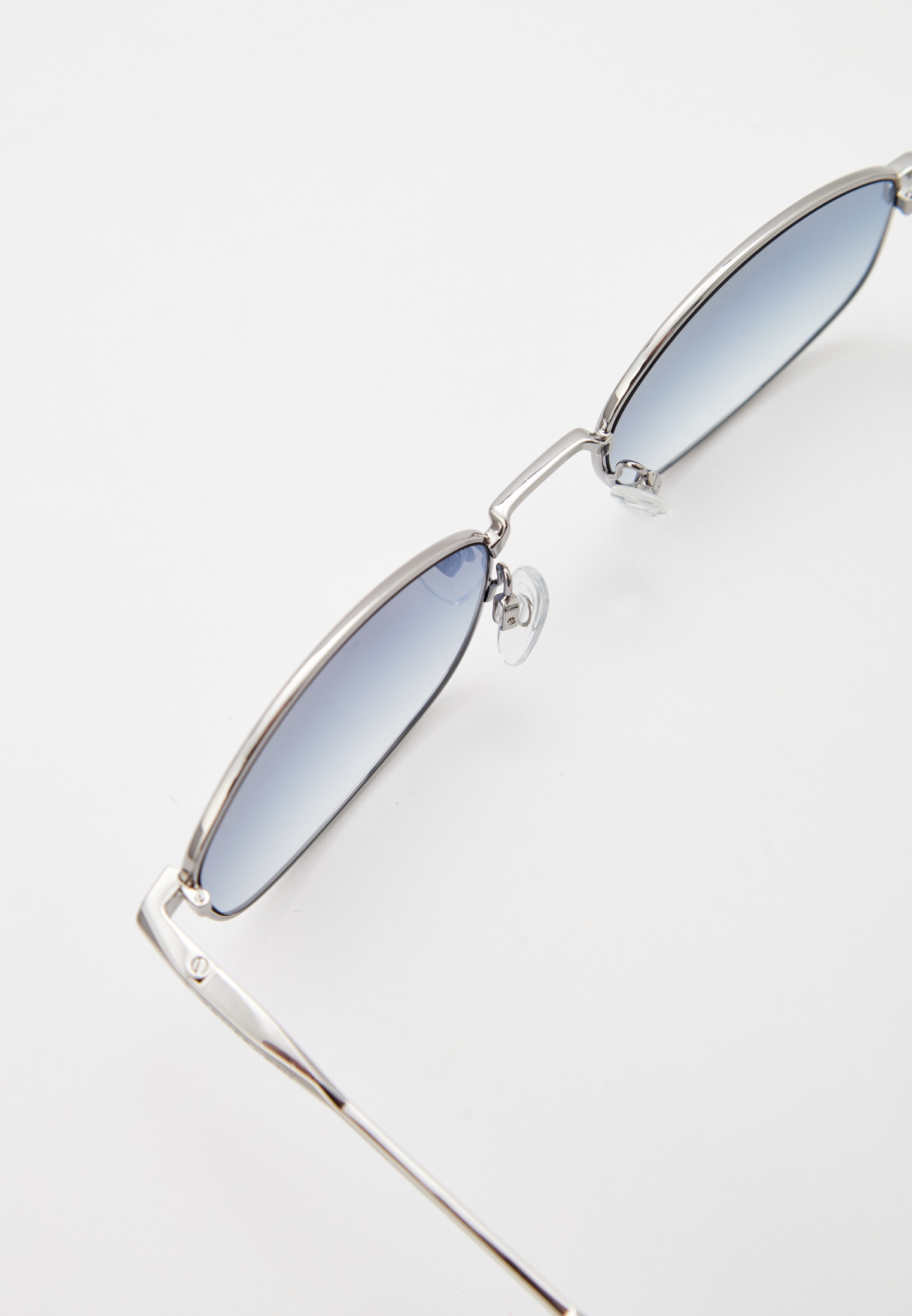 Очки солнцезащитные Trussardi TSM3080 02A, цвет: серебряный