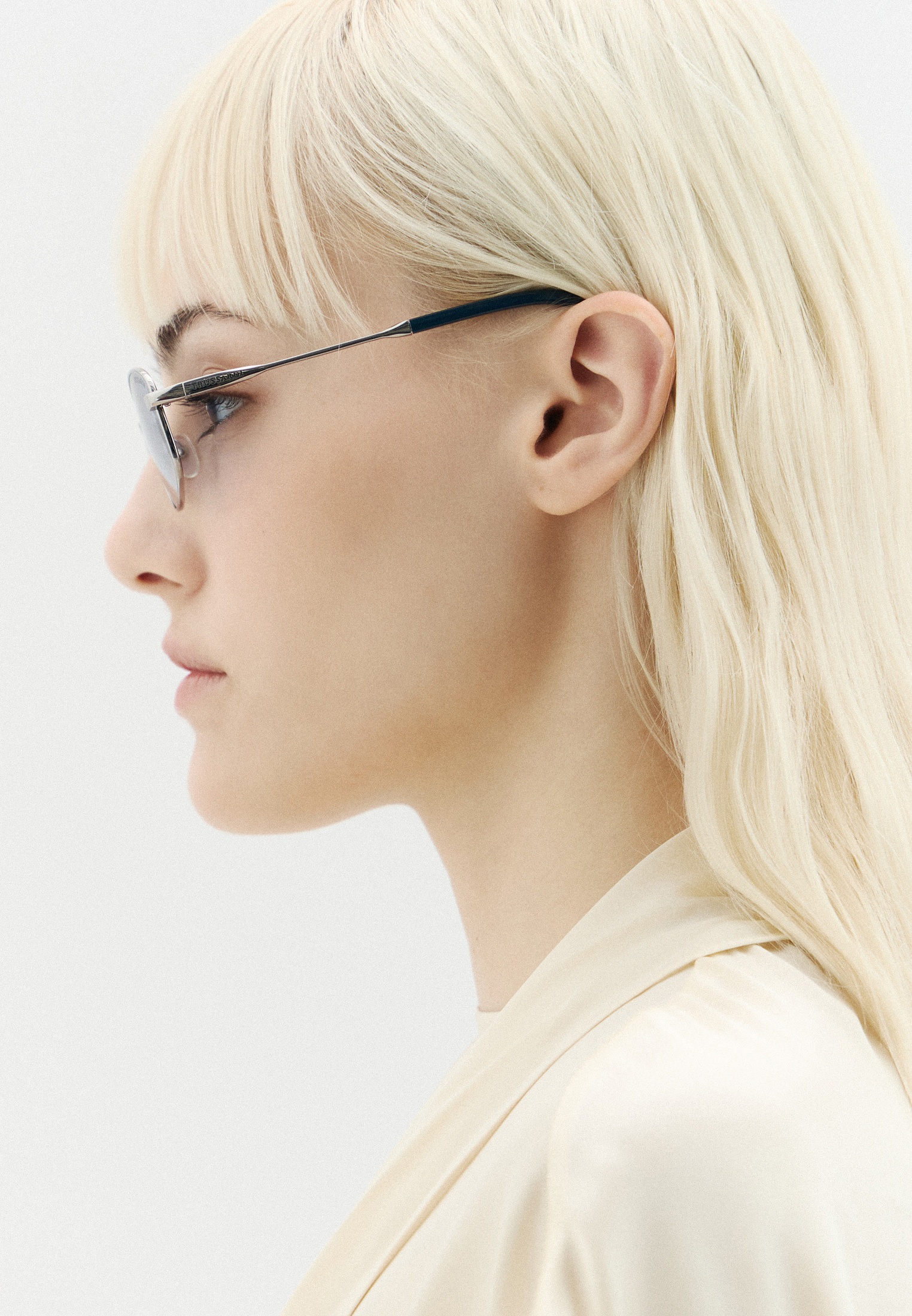 Очки солнцезащитные Trussardi TSM3080 02A, цвет: серебряный