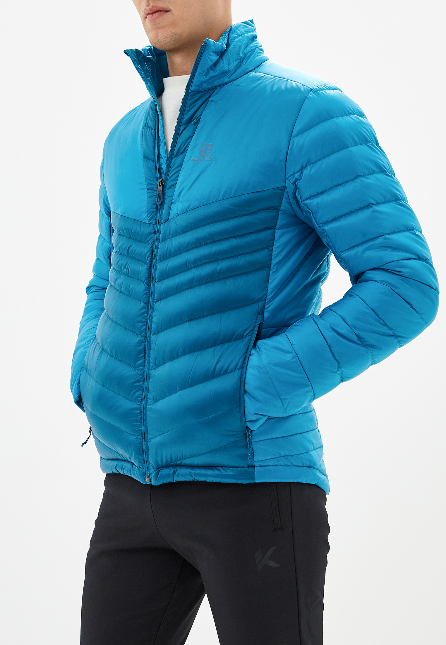 Пуховик Salomon HALOES DOWN JKT M, цвет: синий, SA007EMFOYW8 — купить в ...