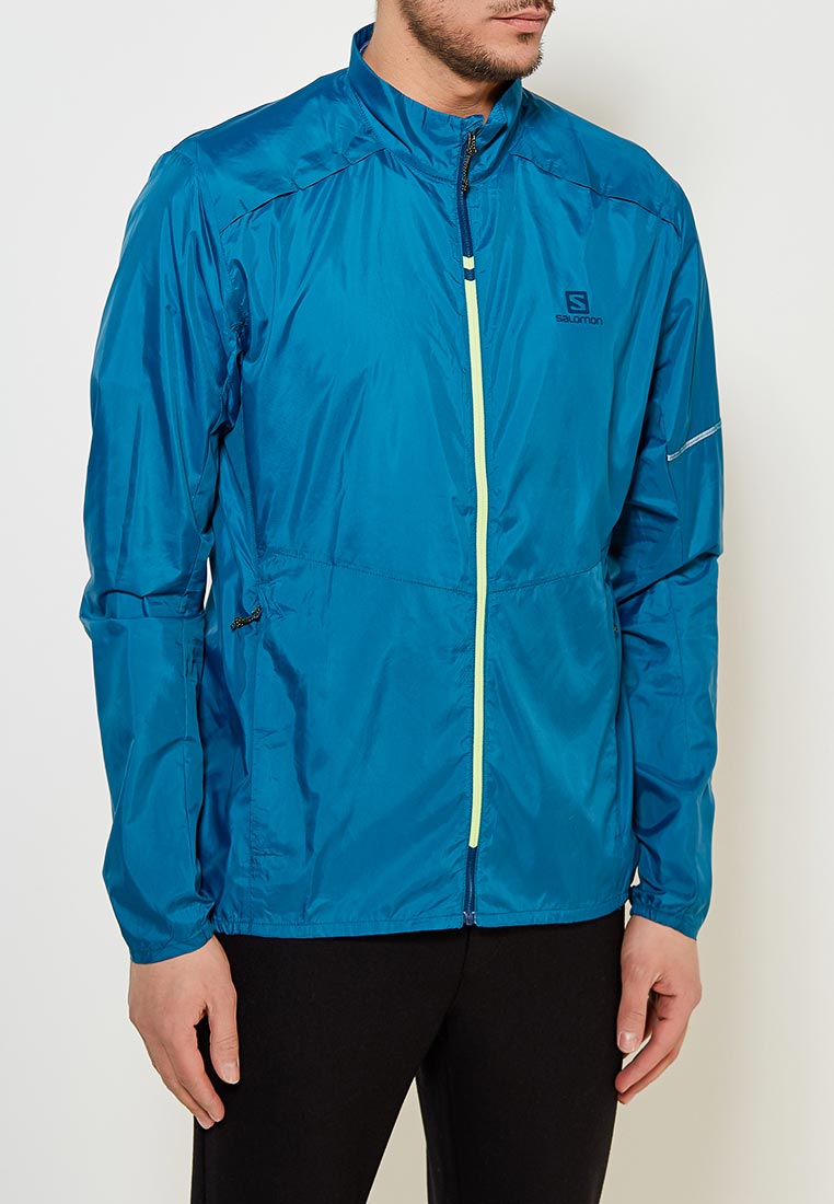 Ветровка Salomon AGILE WIND JKT M, цвет: синий, SA007EMZOS32 — купить в ...