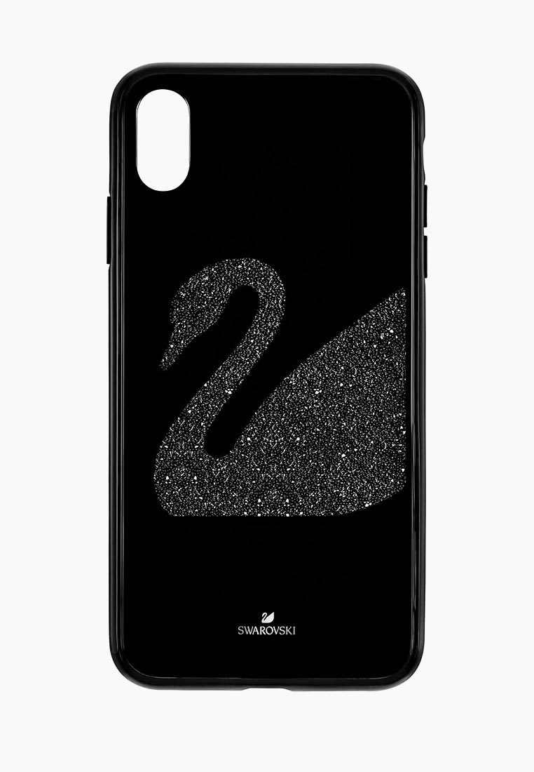 Чехол для iPhone Swarovski® XS MAX SWAN FABRIC, цвет: черный, SW016BWDVQT8  — купить в интернет-магазине Lamoda