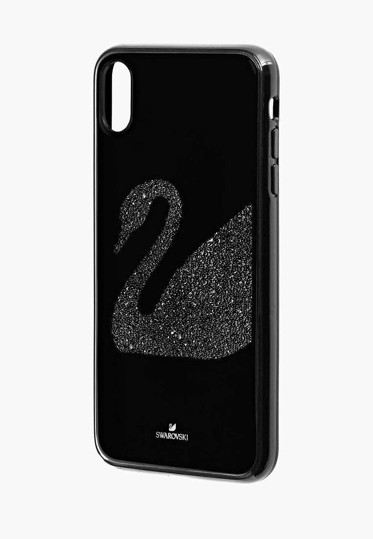 Чехол для iPhone Swarovski® XS MAX SWAN FABRIC, цвет: черный, SW016BWDVQT8  — купить в интернет-магазине Lamoda