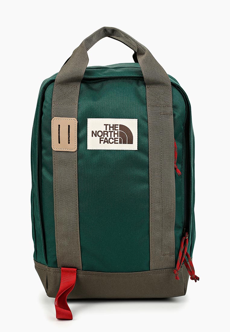 Сумка-рюкзак North face зеленая